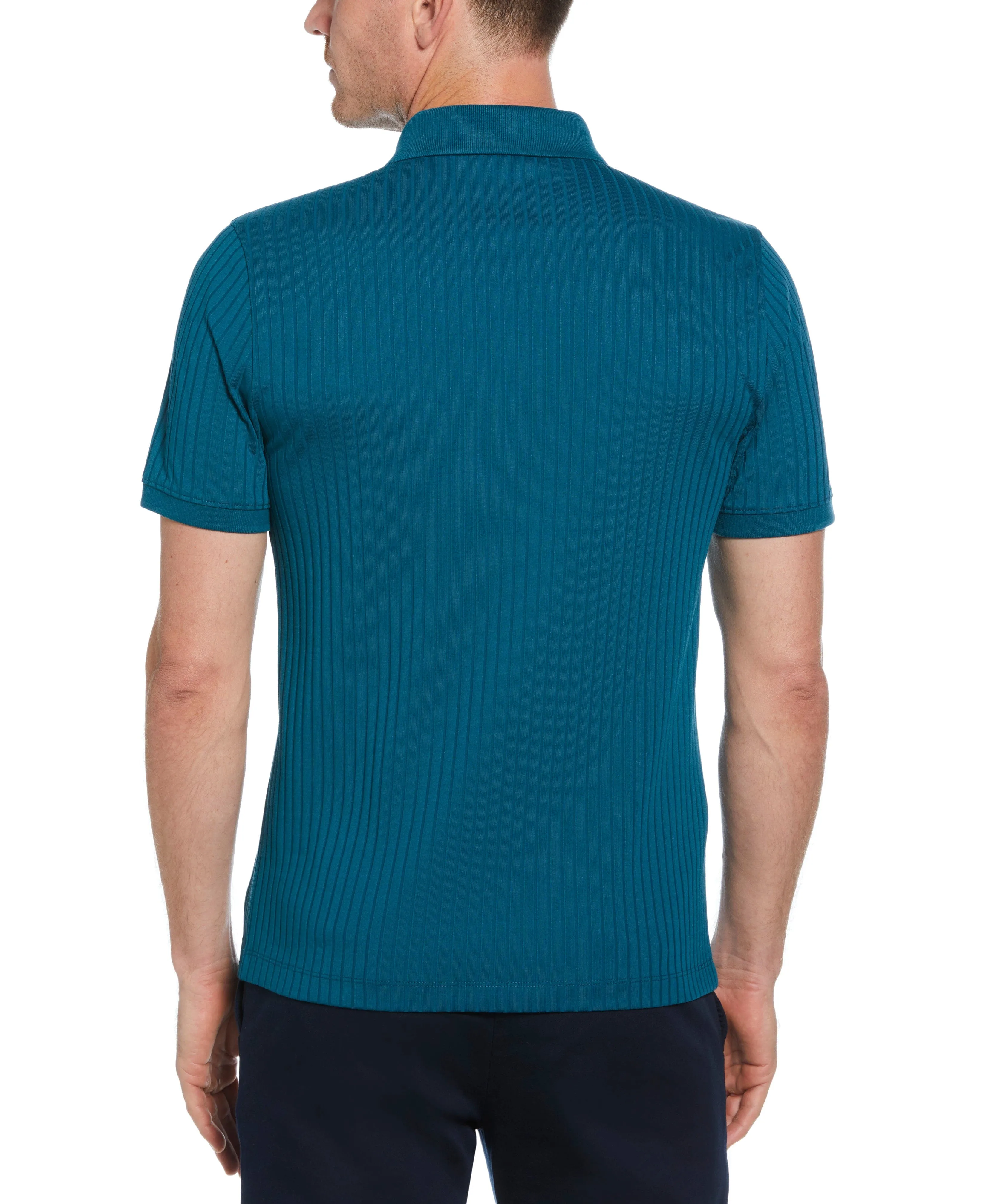 Quarter Zip Ribbed Polo sold by Perry Ellis product image thumbnail 2