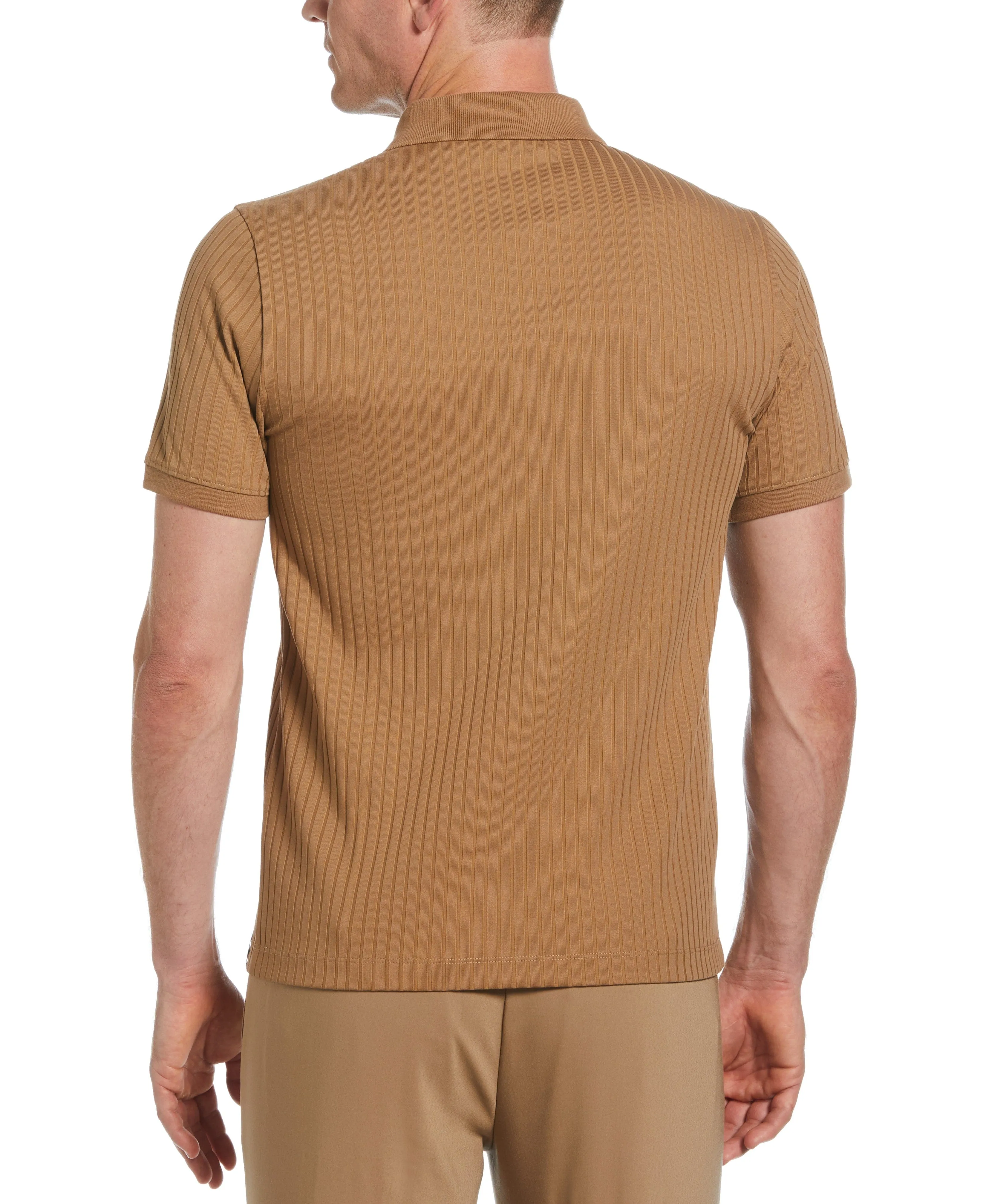 Quarter Zip Ribbed Polo sold by Perry Ellis product image thumbnail 2