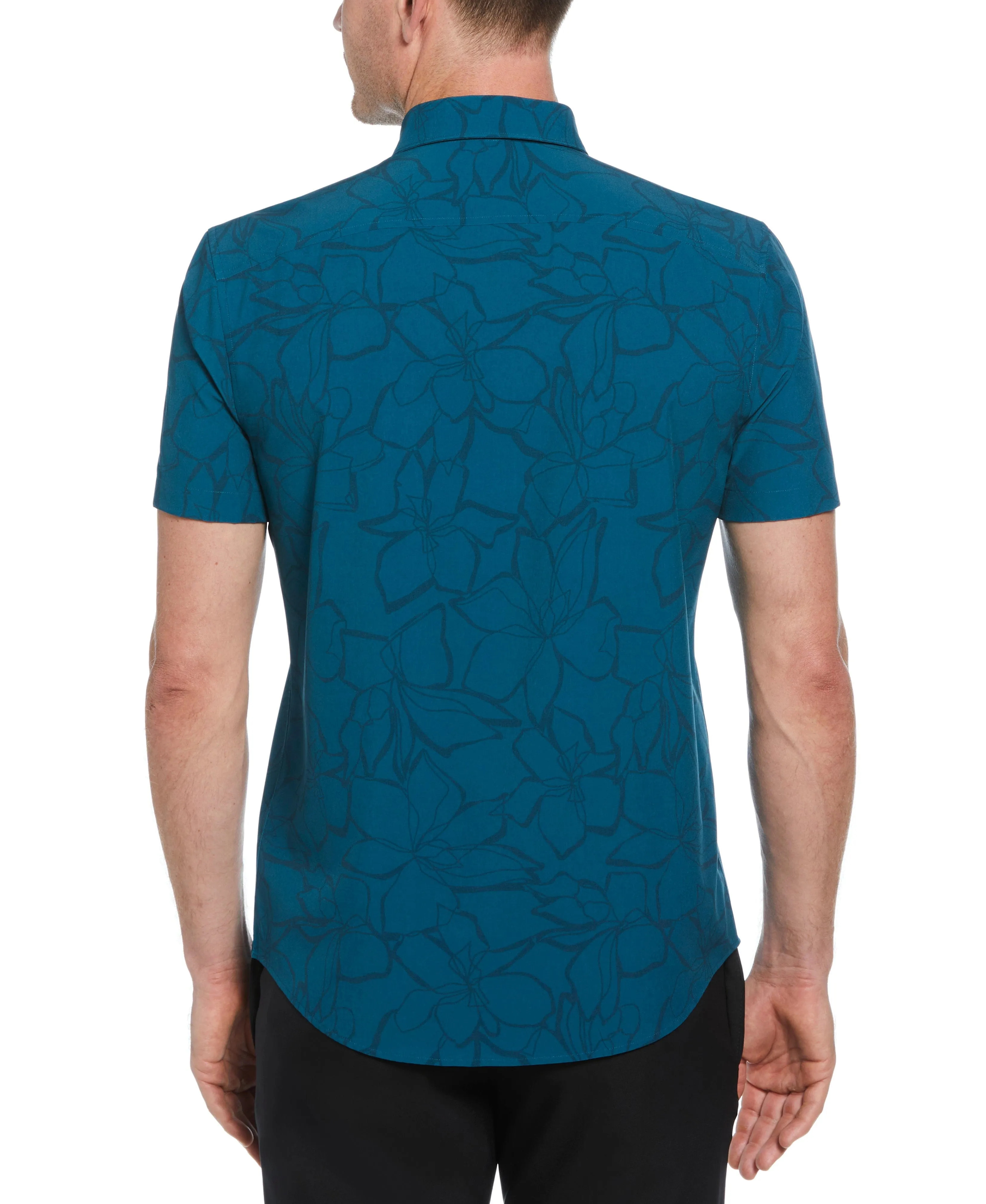 Slim Fit Total Stretch Floral Print Shirt sold by Perry Ellis product image thumbnail 2