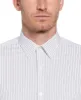 Total Stretch Bi-Color Pinstripe Shirt sold by Perry Ellis