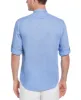 Slim Fit Banded Collar Rolled Sleeve Shirt sold by Perry Ellis