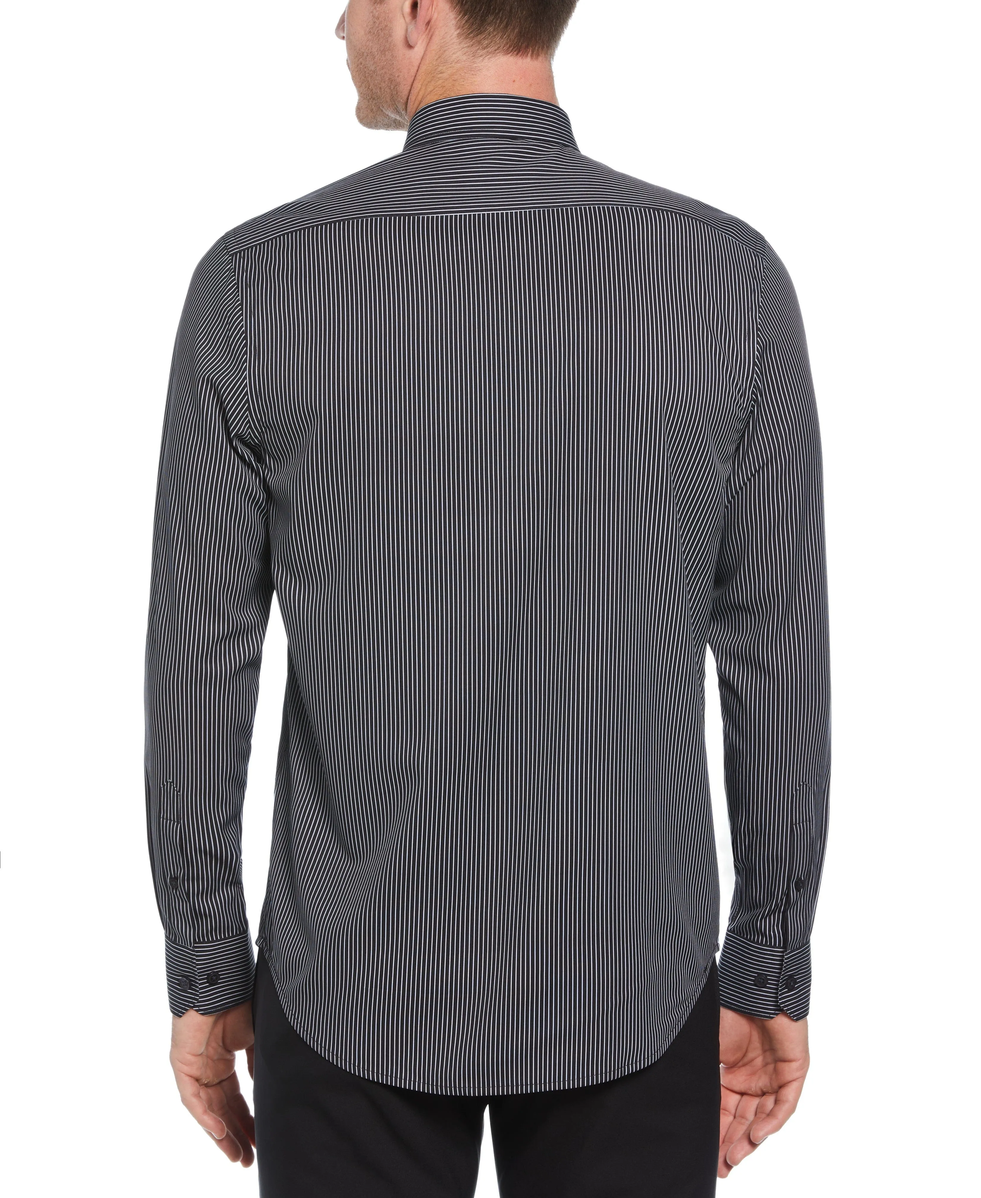 Total Stretch Pinstripe Shirt sold by Perry Ellis product image thumbnail 2