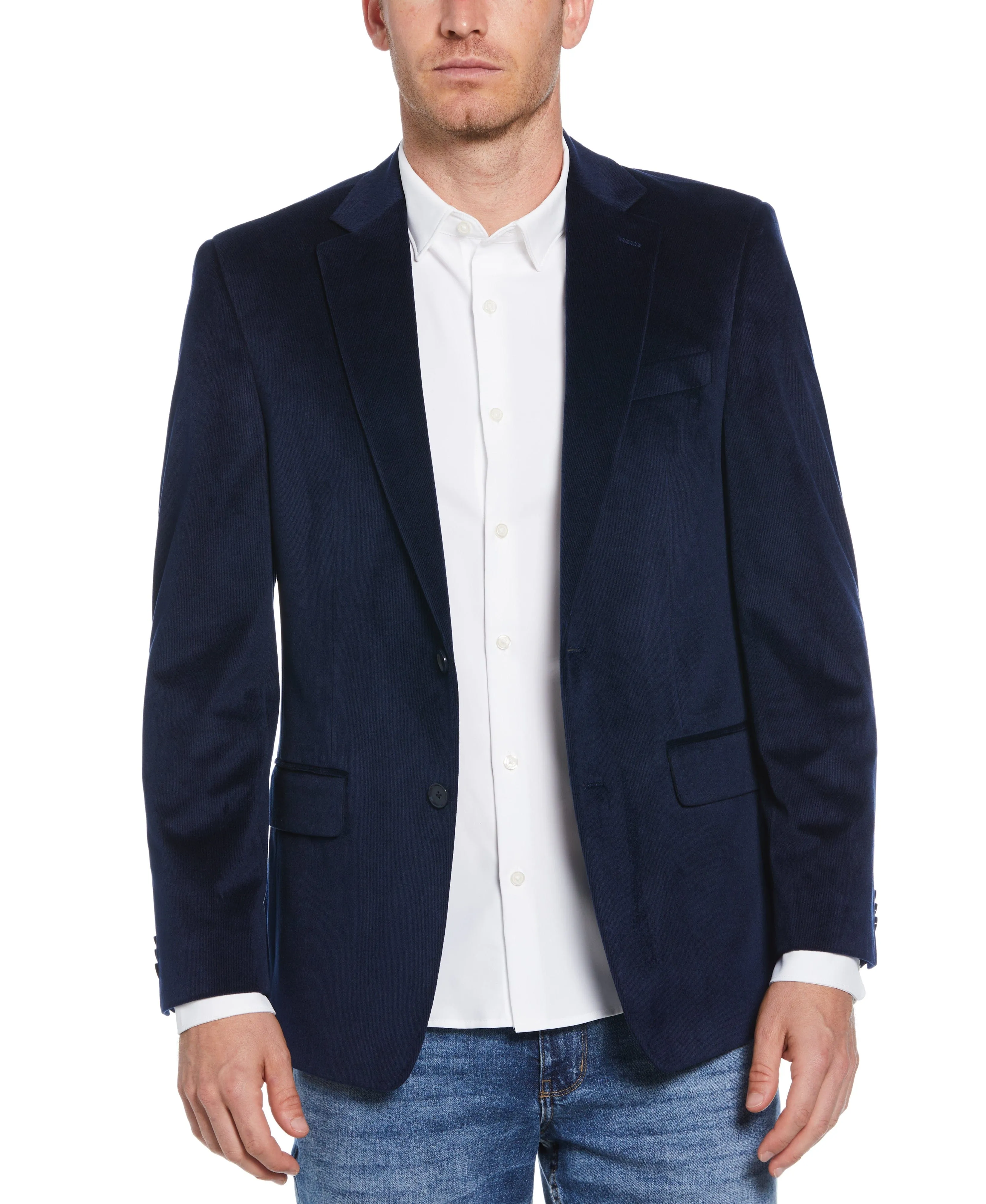 Slim Fit Notch Lapel Corduroy Sport Coat sold by Perry Ellis