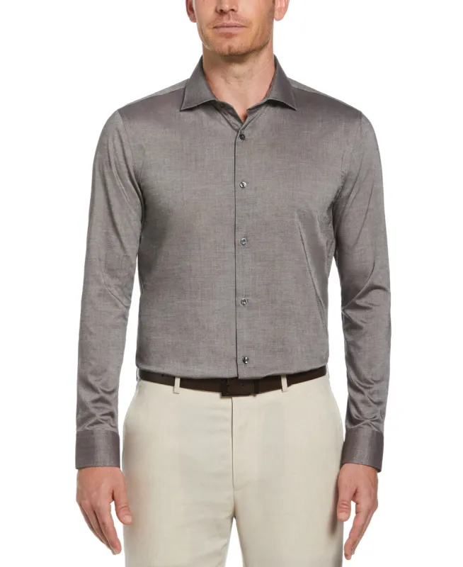 Slim Fit Luxe Button-Down Tencel Twill Dress Shirt sold by Perry Ellis