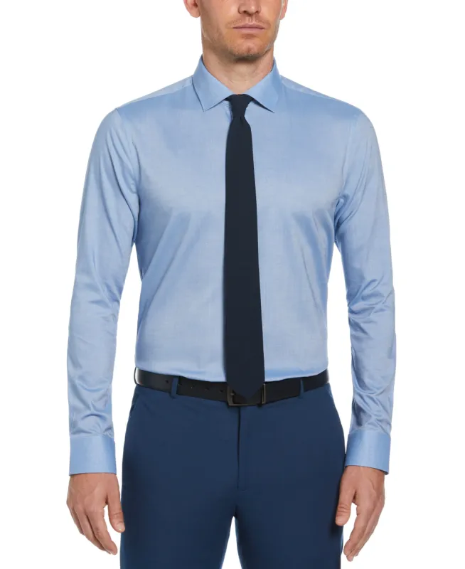 Slim Fit Luxe Button-Down Tencel Twill Dress Shirt sold by Perry Ellis