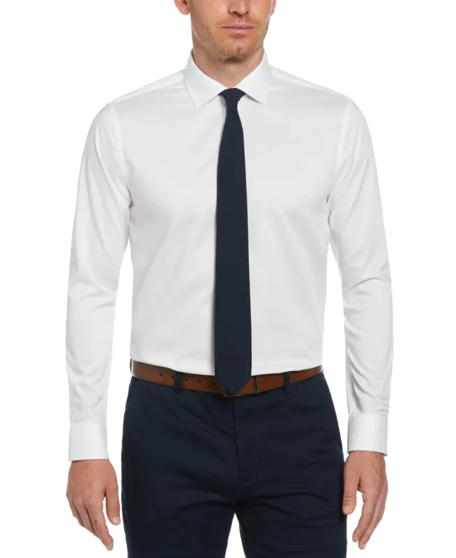 Slim Fit Luxe Button-Down Tencel Twill Dress Shirt sold by Perry Ellis
