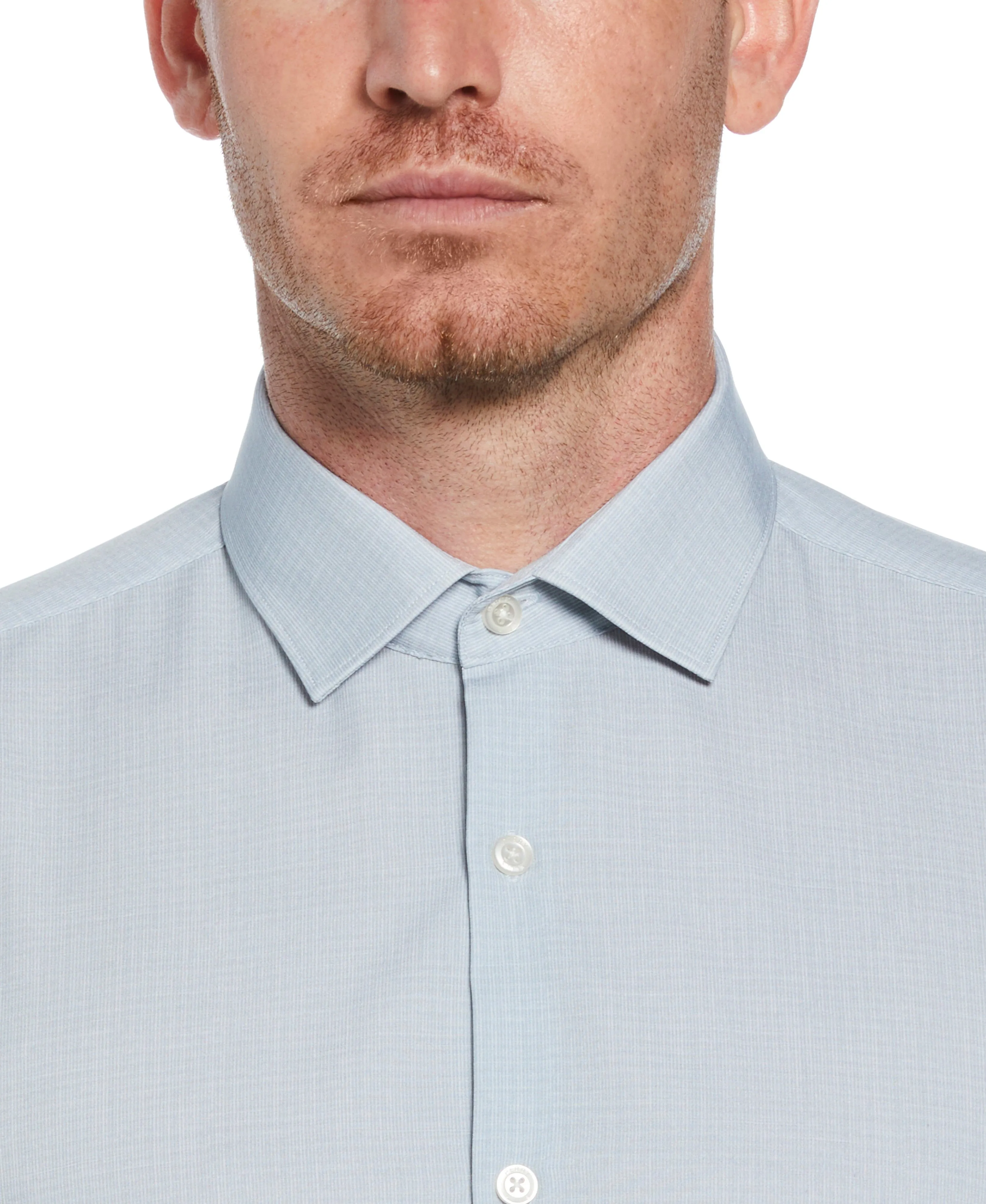 Slim Fit Total Stretch Performance Dress Shirt sold by Perry Ellis product image thumbnail 3
