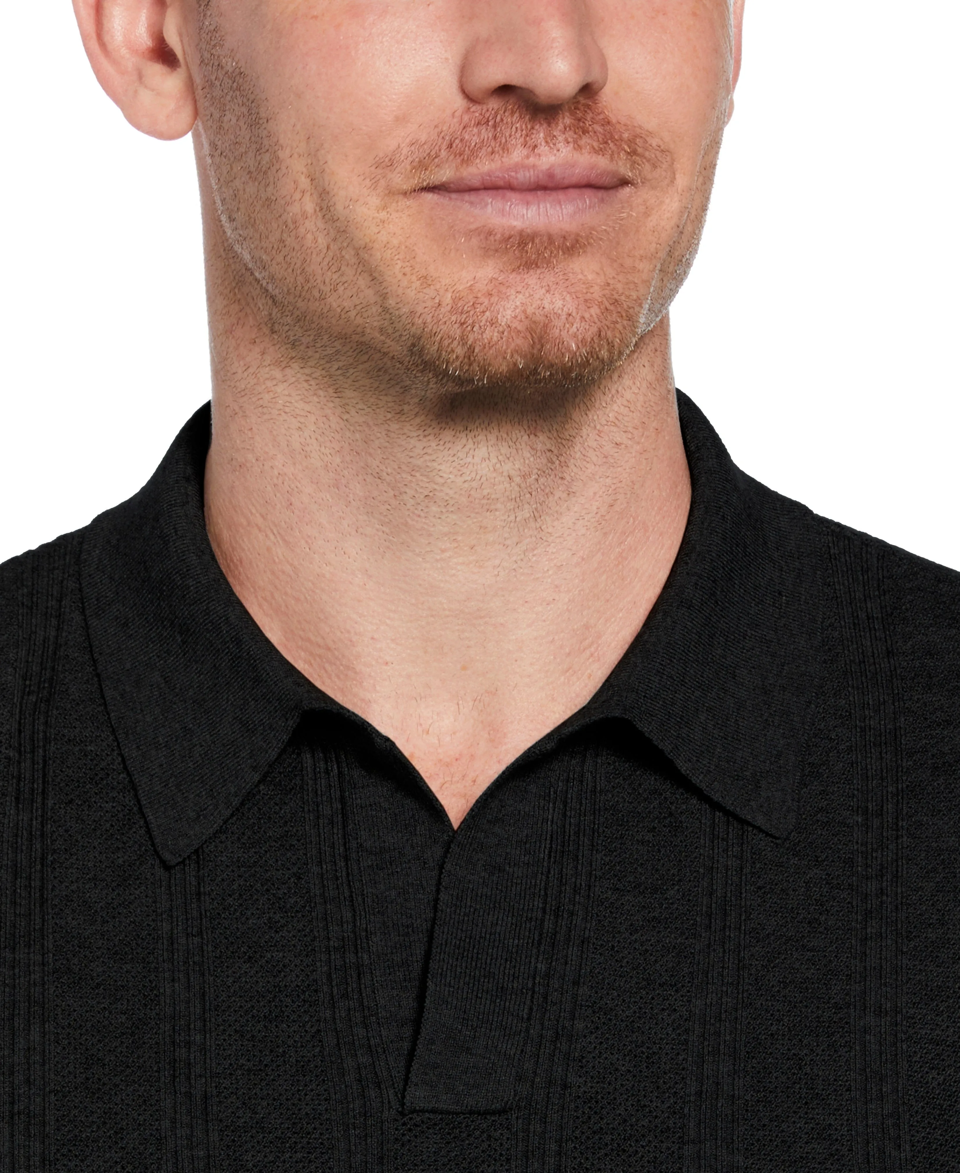 Mesh Stripe Sweater Polo sold by Perry Ellis product image thumbnail 3