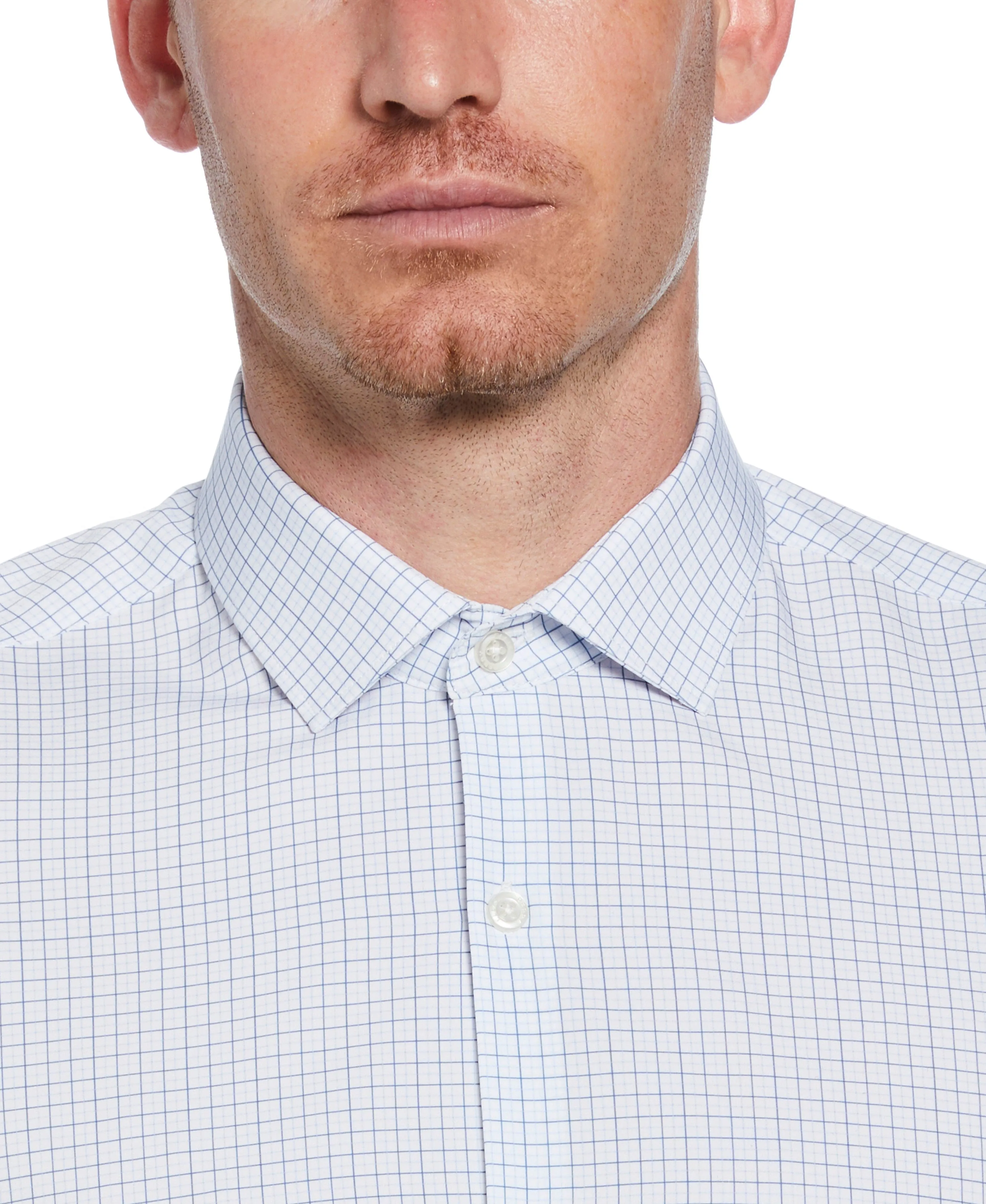 Slim Fit Button-Down Check Dress Shirt sold by Perry Ellis product image thumbnail 3