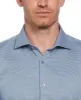 Slim Fit Button-Down Double Edge Dobby Dress Shirt sold by Perry Ellis