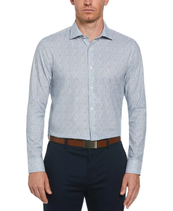 Slim Fit Button-Down Liberty Floral Pattern Dress Shirt sold by Perry Ellis