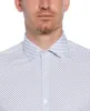 Slim Fit Stretch Button-Down Circle Print Dress Shirt sold by Perry Ellis