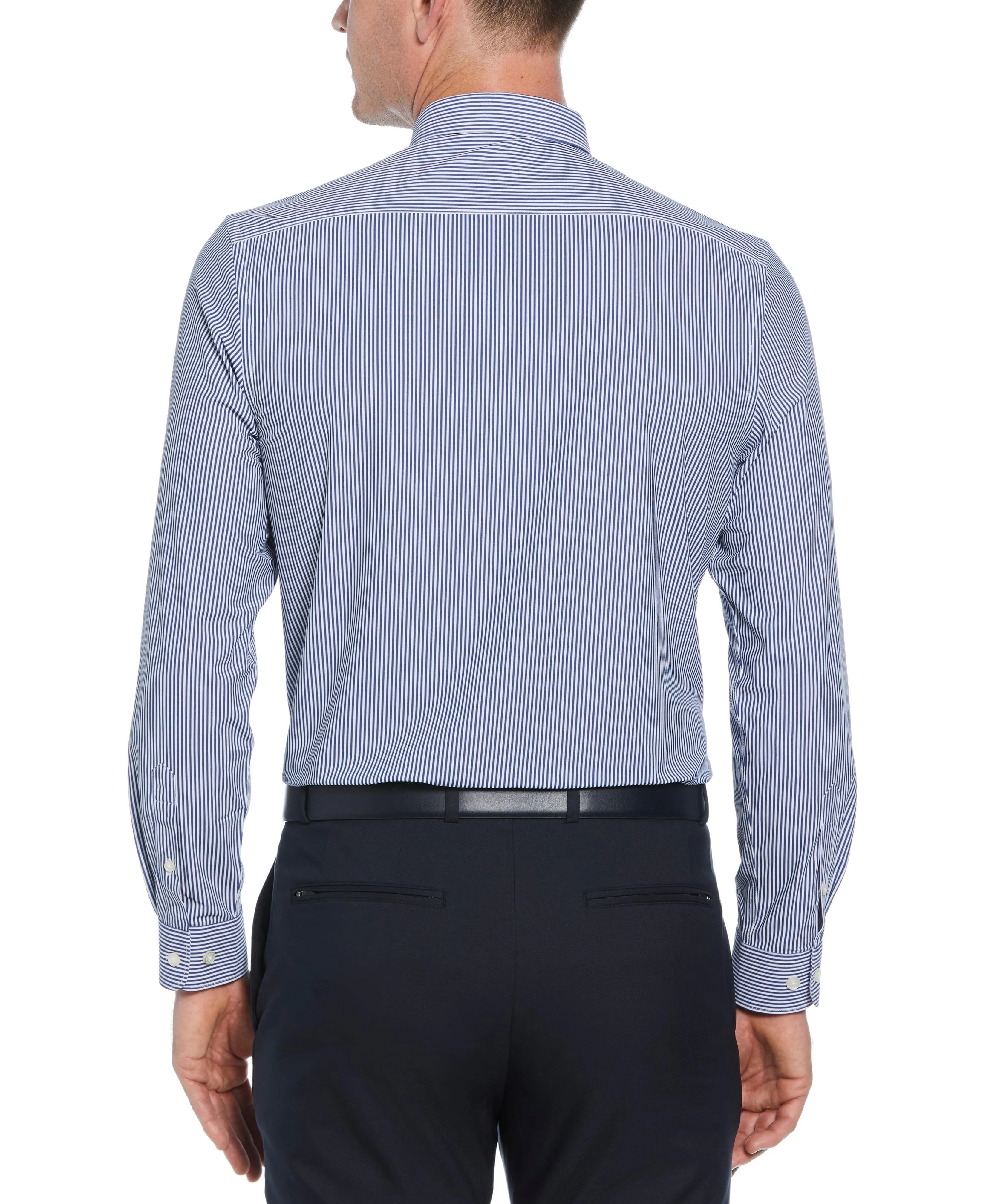 Slim Fit Button-Down Striped Dress Shirt sold by Perry Ellis product image thumbnail 2