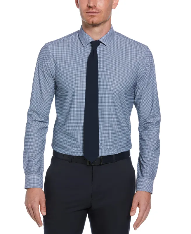 Slim Fit Checkered Button-Down Dress Shirt sold by Perry Ellis
