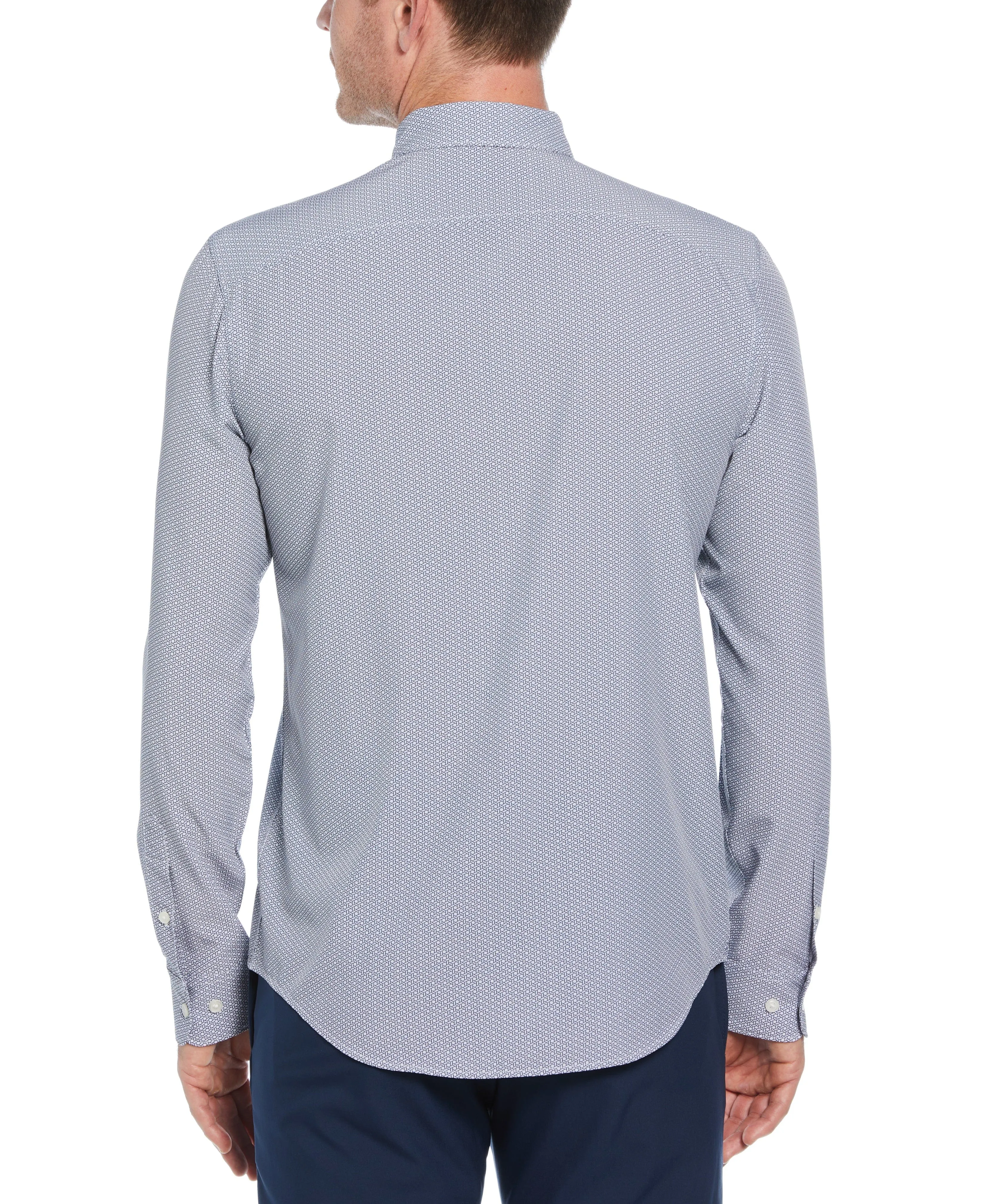 Slim Fit Button-Down Geo Print Shirt sold by Perry Ellis product image thumbnail 2