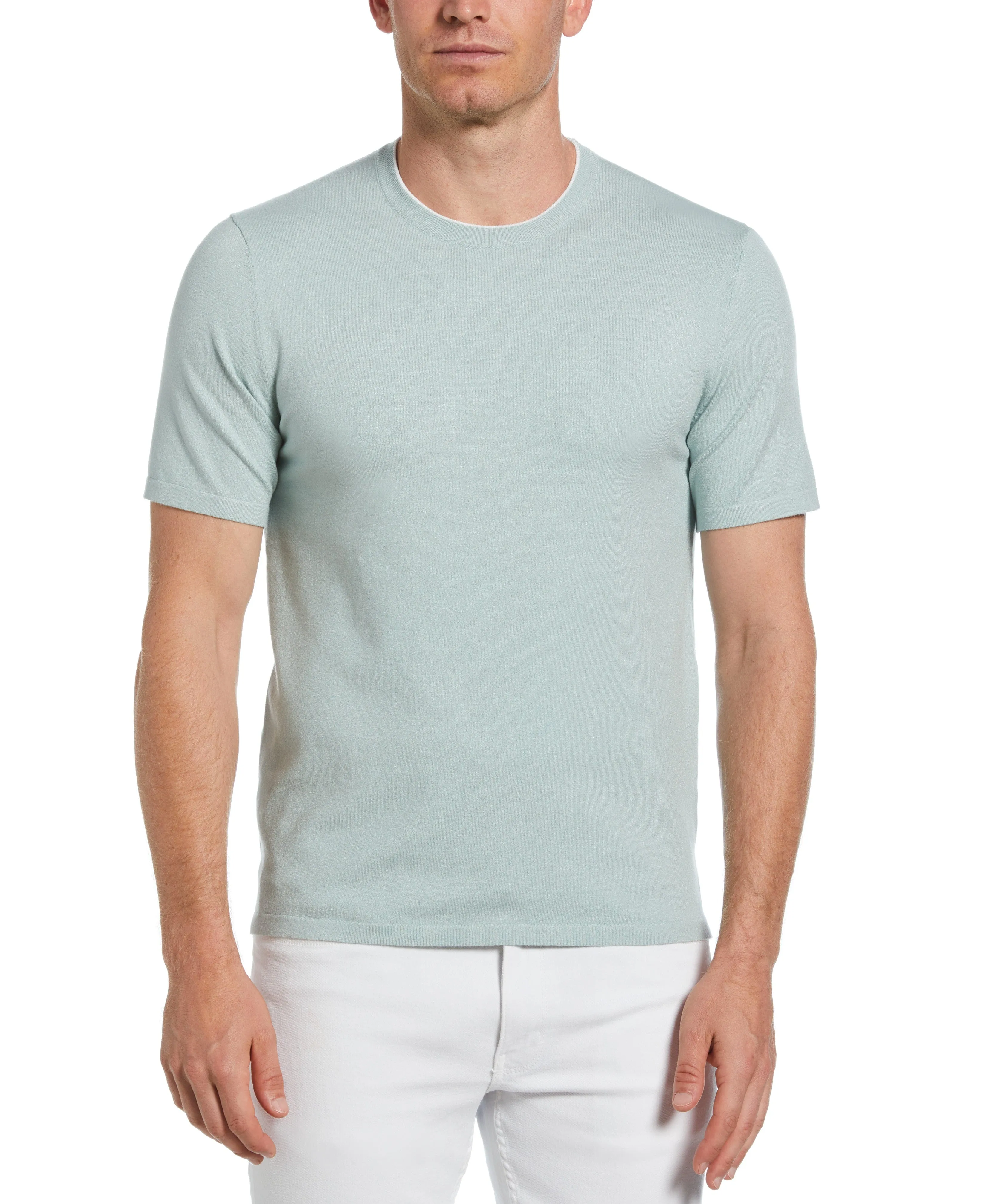 Tech Knit Sweater Tee sold by Perry Ellis