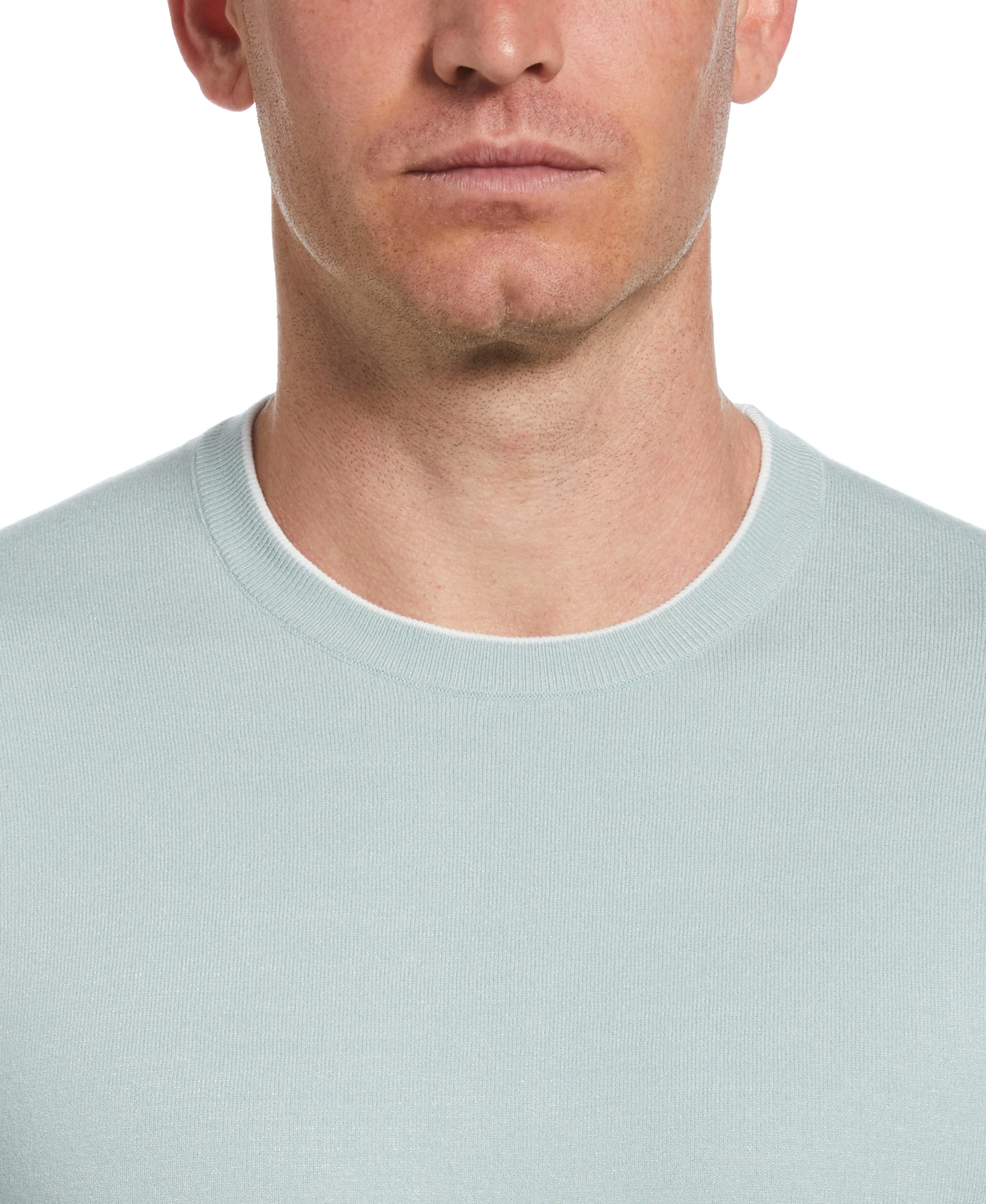 Tech Knit Sweater Tee sold by Perry Ellis product image thumbnail 3