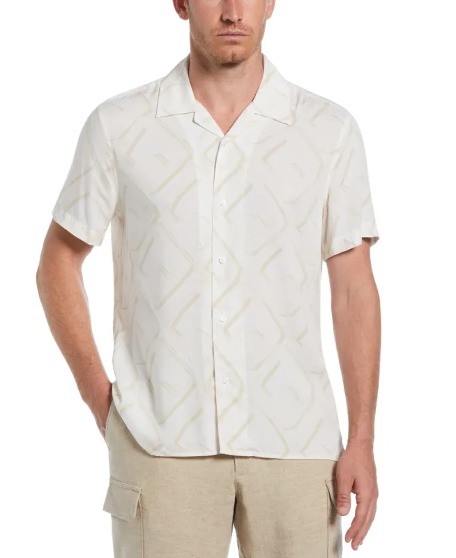 EcoVero™ Soft Abstract Print Shirt sold by Perry Ellis