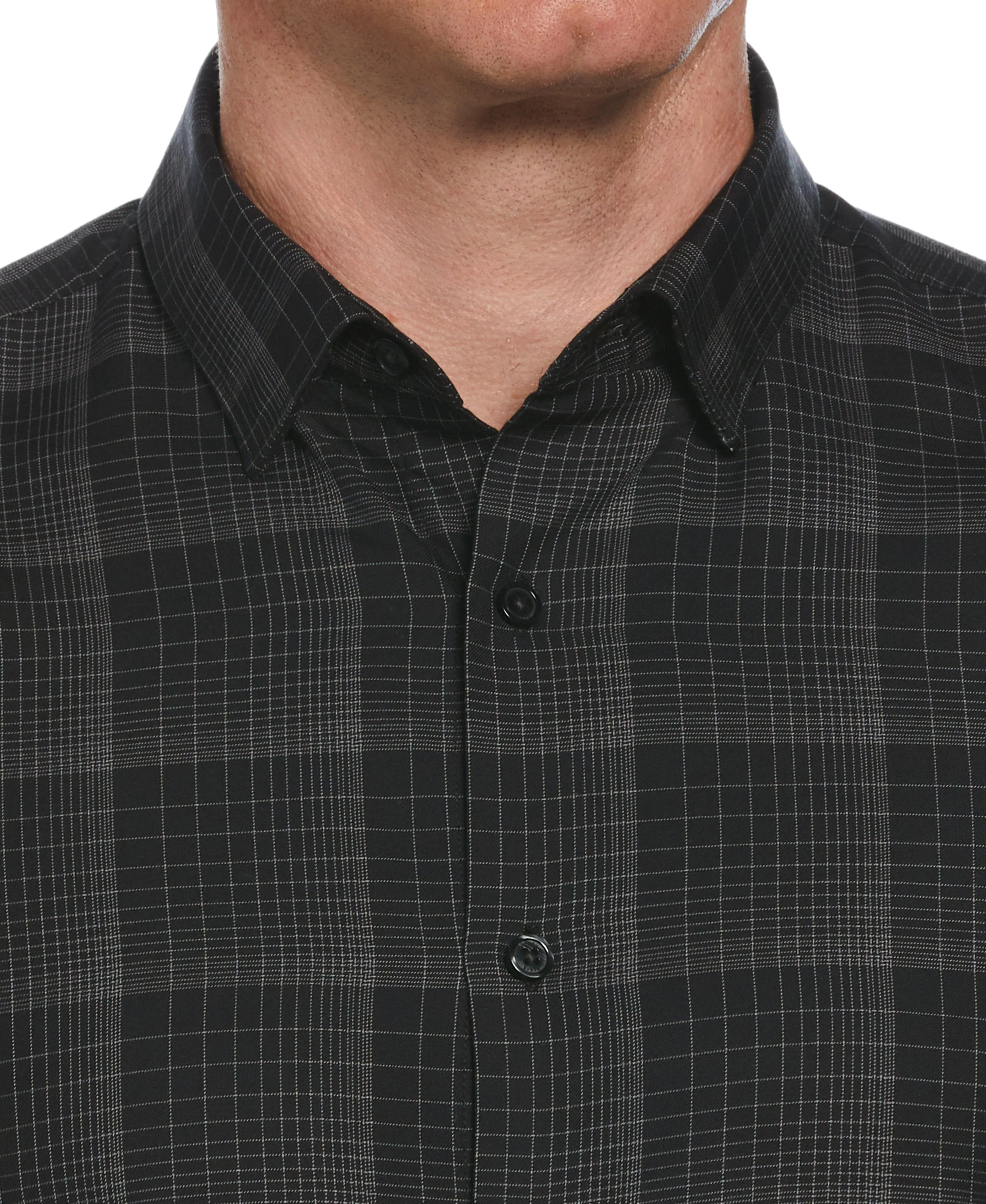 Slim Fit Total Stretch Plaid Print Shirt sold by Perry Ellis product image thumbnail 3