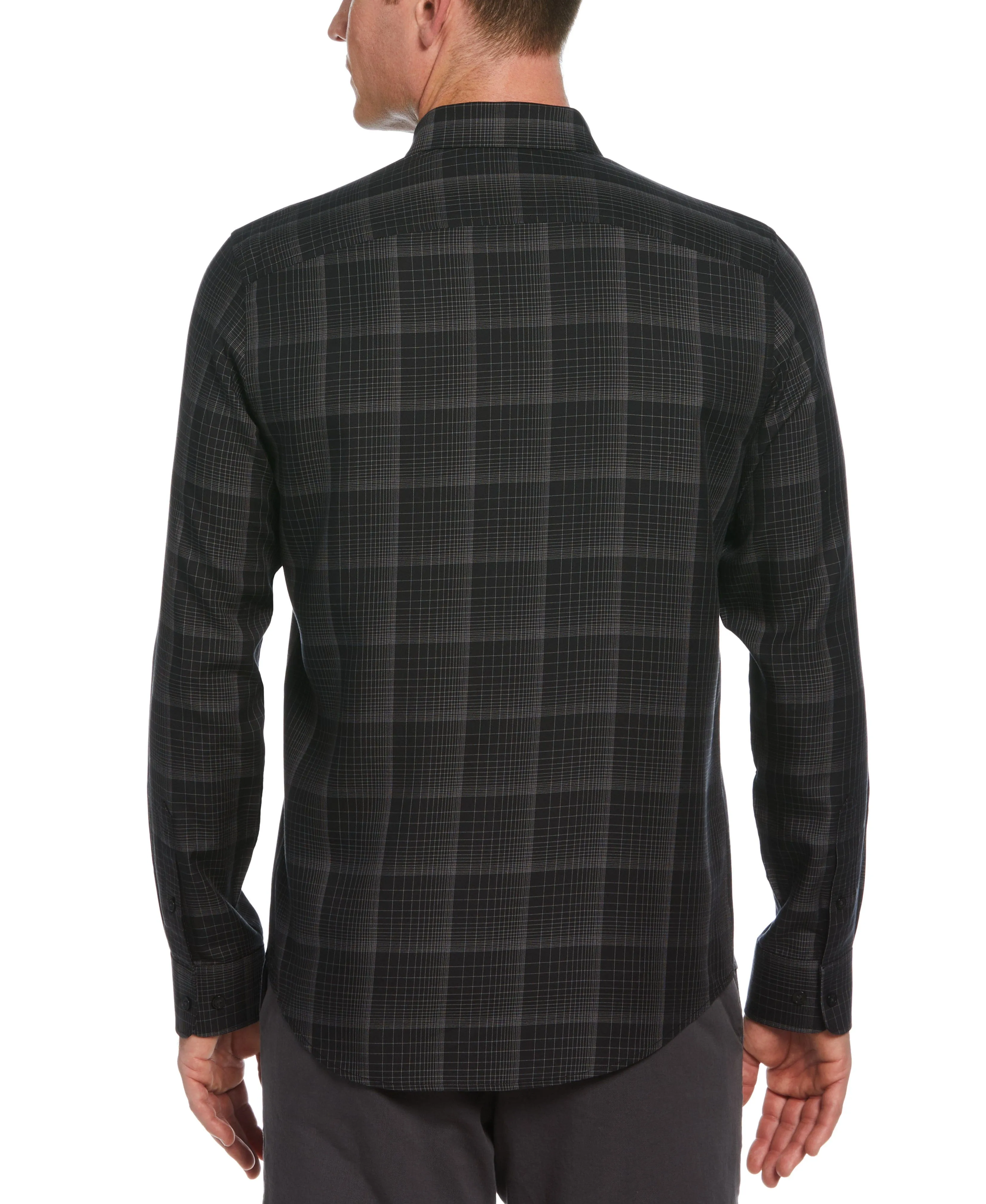 Slim Fit Total Stretch Plaid Print Shirt sold by Perry Ellis product image thumbnail 2