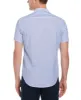 Slim Fit Linen-Like Thin Stripe Print Shirt sold by Perry Ellis