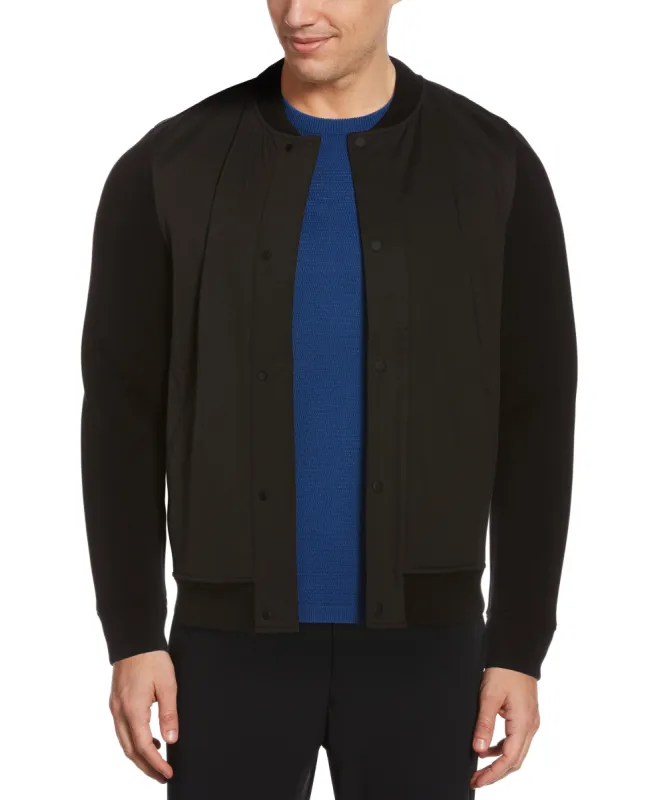 Tech Pieced Bomber Jacket sold by Perry Ellis
