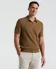 Mesh Stripe Sweater Polo sold by Perry Ellis