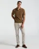 Mesh Stripe Sweater Polo sold by Perry Ellis