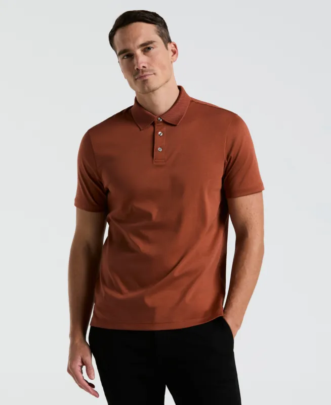 Cool Interlock Polo sold by Perry Ellis