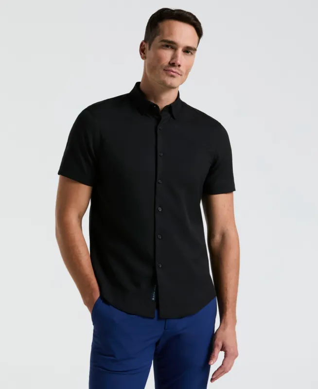 Slim Fit Total Stretch Solid Shirt sold by Perry Ellis