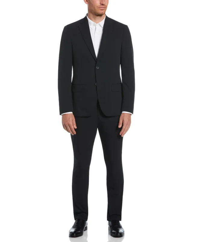 Slim Fit Black Tech 2.0 Suit sold by Perry Ellis