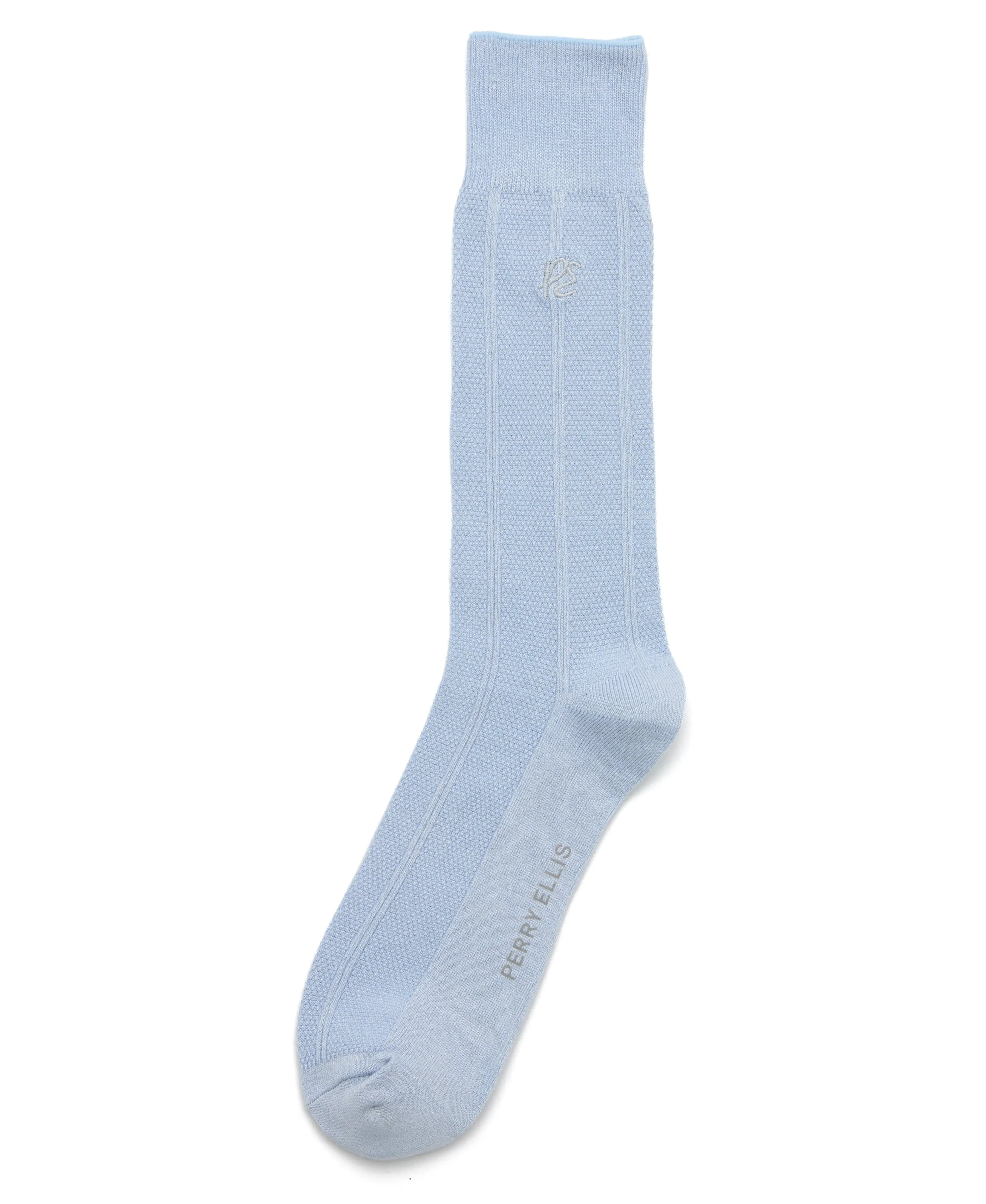 Textured Stitch Logo Socks sold by Perry Ellis product image thumbnail 2