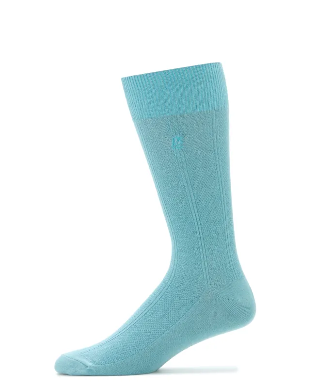 Textured Stitch Logo Socks sold by Perry Ellis