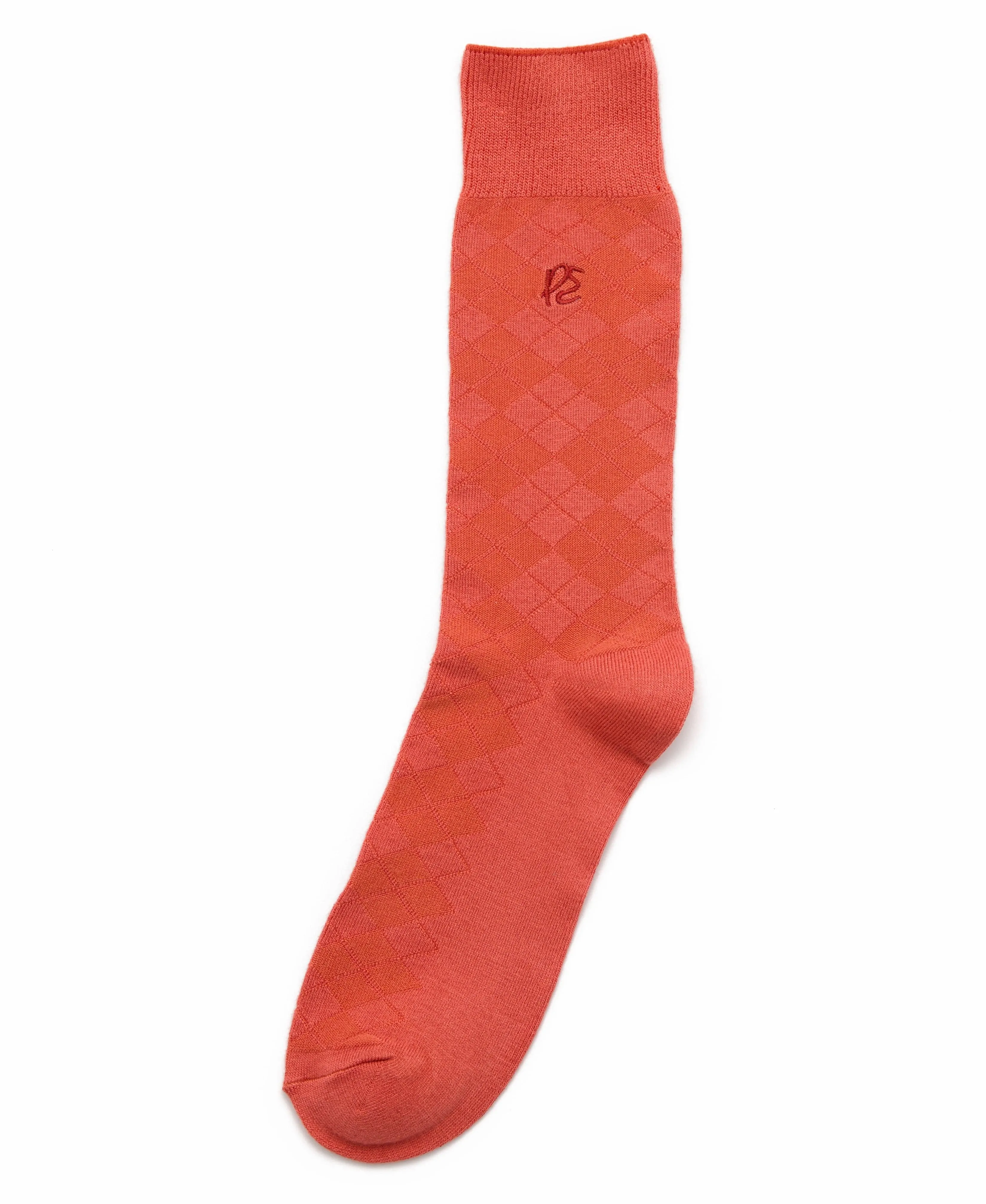 Diamond Stitch Logo Socks sold by Perry Ellis product image thumbnail 2