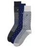 3 Pack Herringbone Logo Socks sold by Perry Ellis