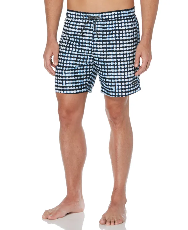 Blurry Dot Print Swim Short sold by Perry Ellis