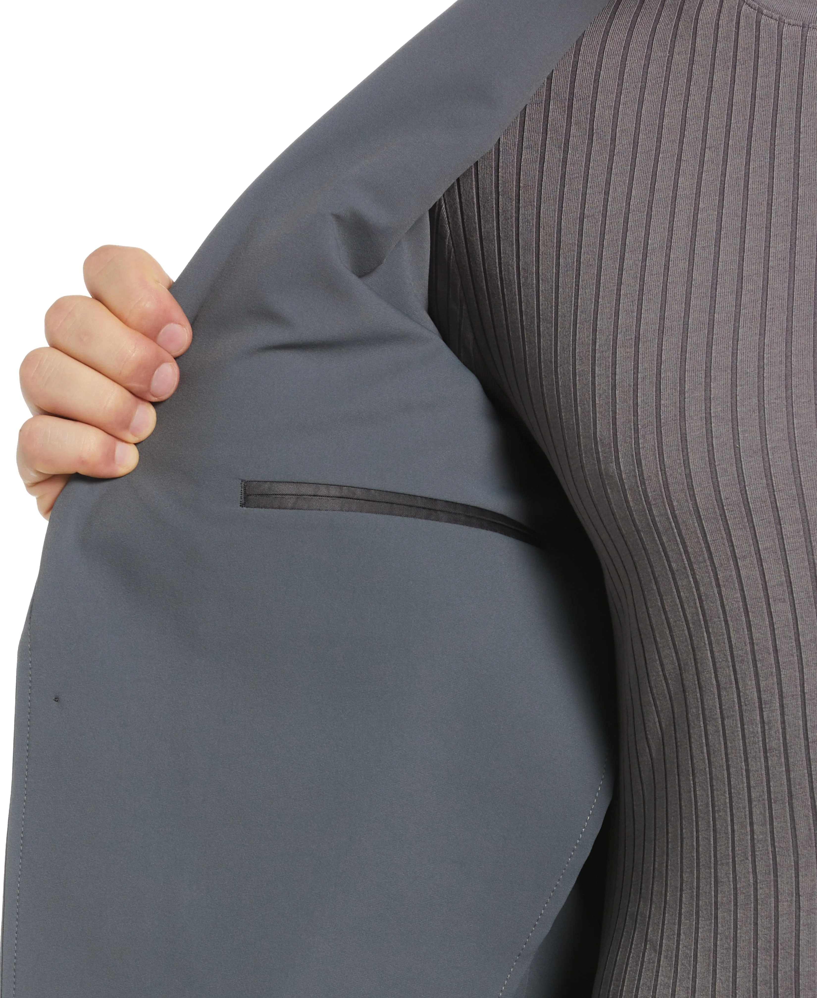Slim Fit Gray Tech 2.0 Suit sold by Perry Ellis product image thumbnail 5
