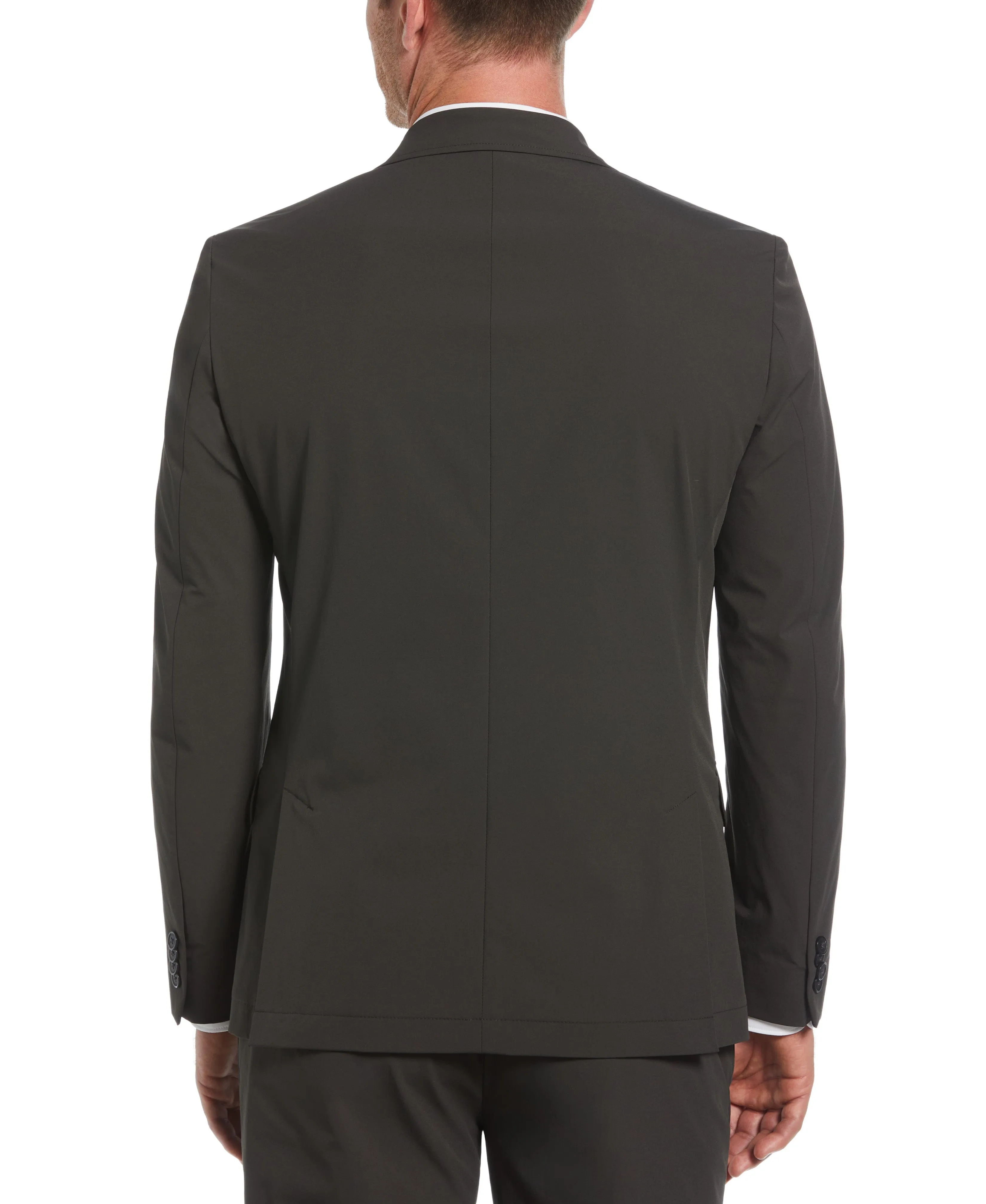 Slim Fit Olive Tech 2.0 Suit sold by Perry Ellis product image thumbnail 4