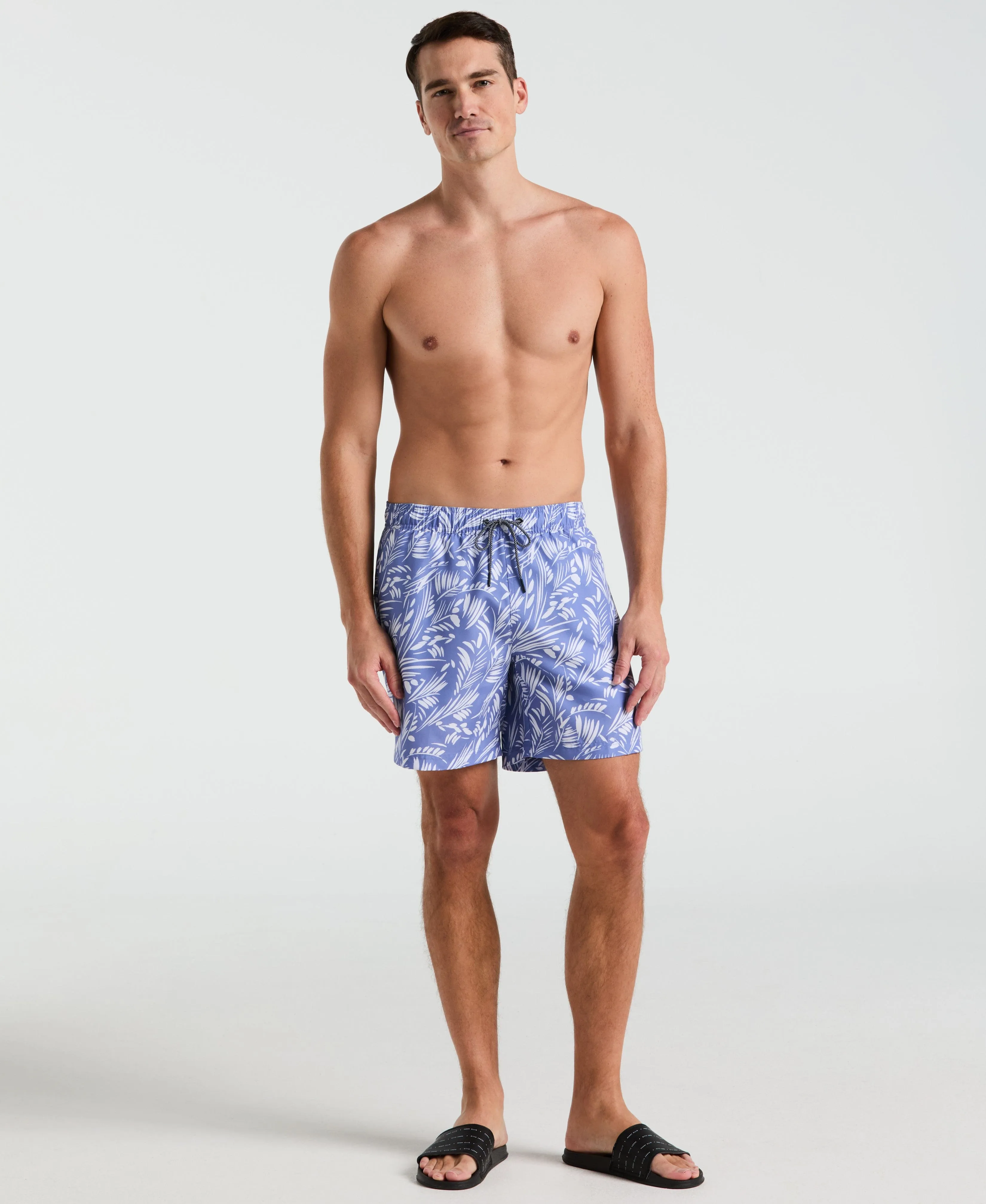 7" Leaf Print Swim Short sold by Perry Ellis product image thumbnail 4