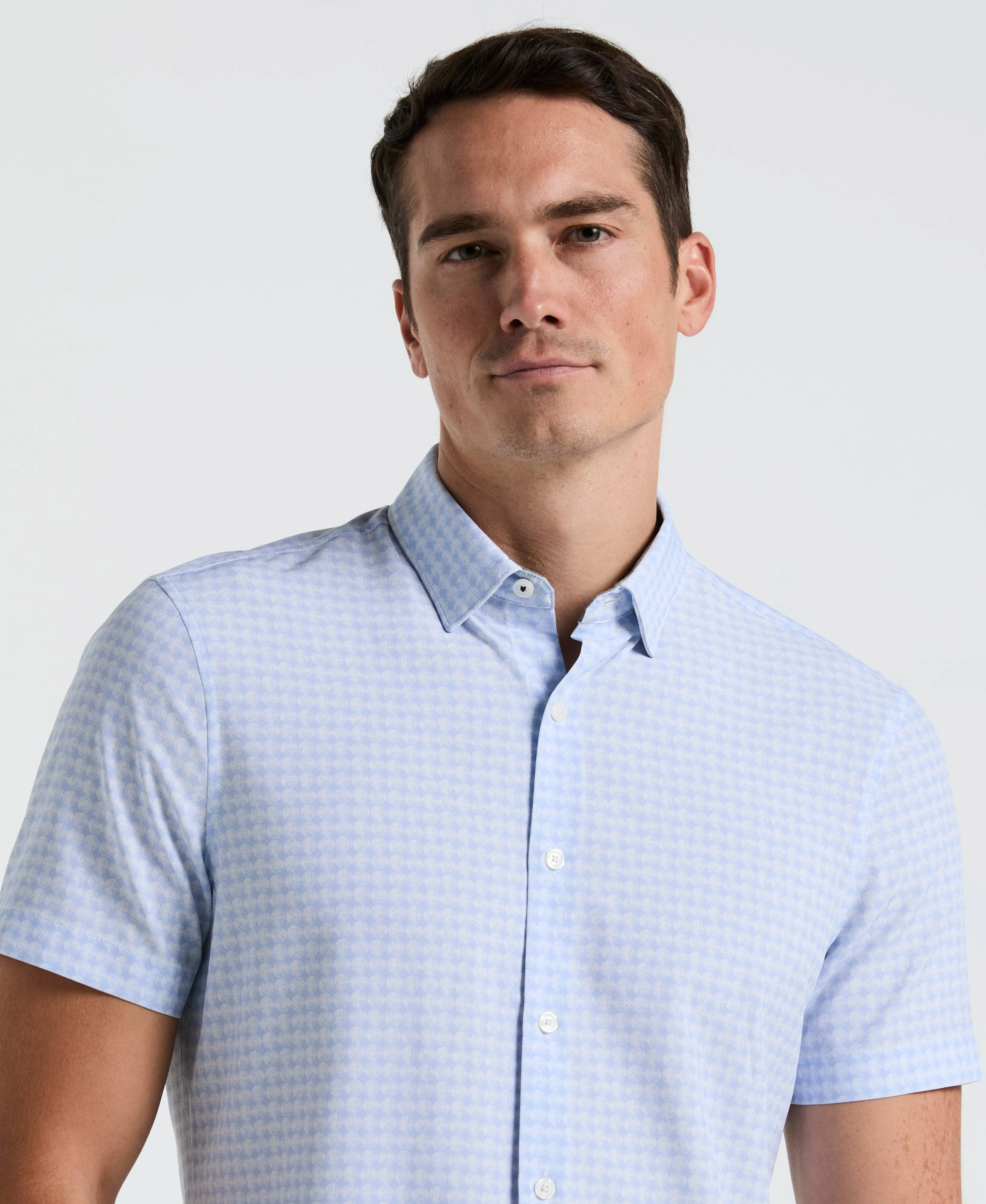 Textured Dot Slim Fit Shirt sold by Perry Ellis product image thumbnail 3