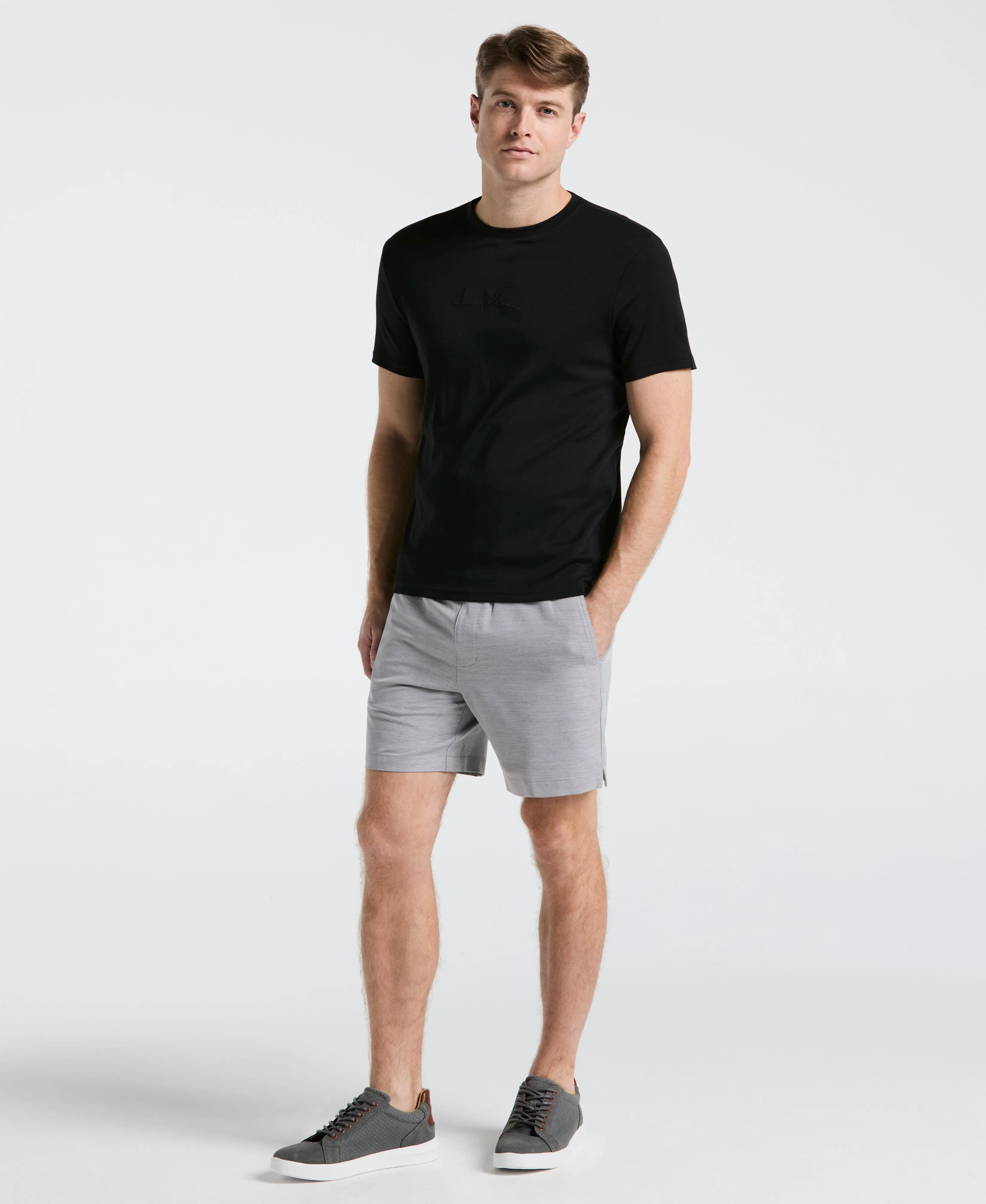 Bold Signature Crew Neck Tee sold by Perry Ellis product image thumbnail 4
