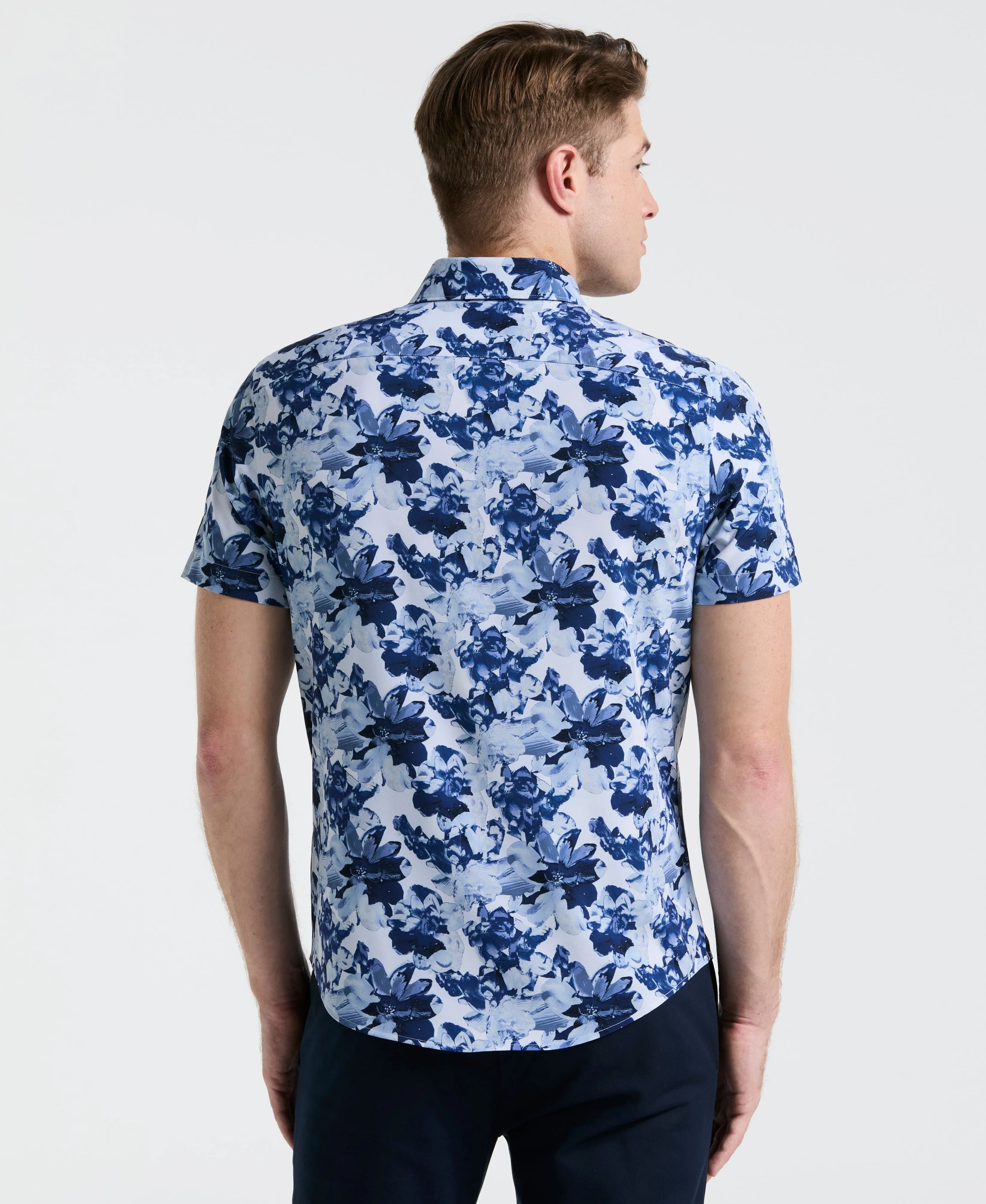 Slim Fit Floral Print Shirt sold by Perry Ellis product image thumbnail 2