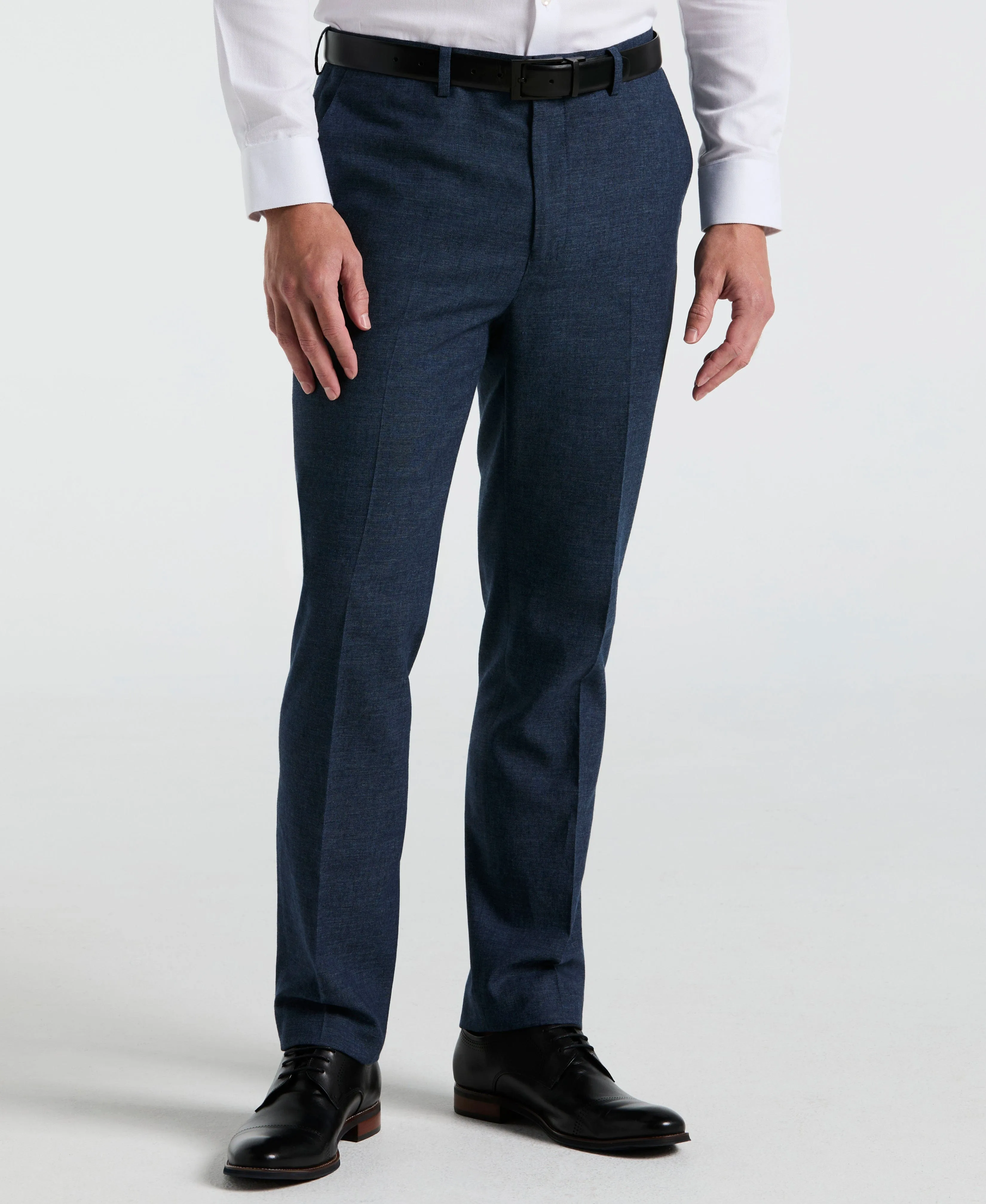 Slim Fit Solid Linen Blend Pant sold by Perry Ellis