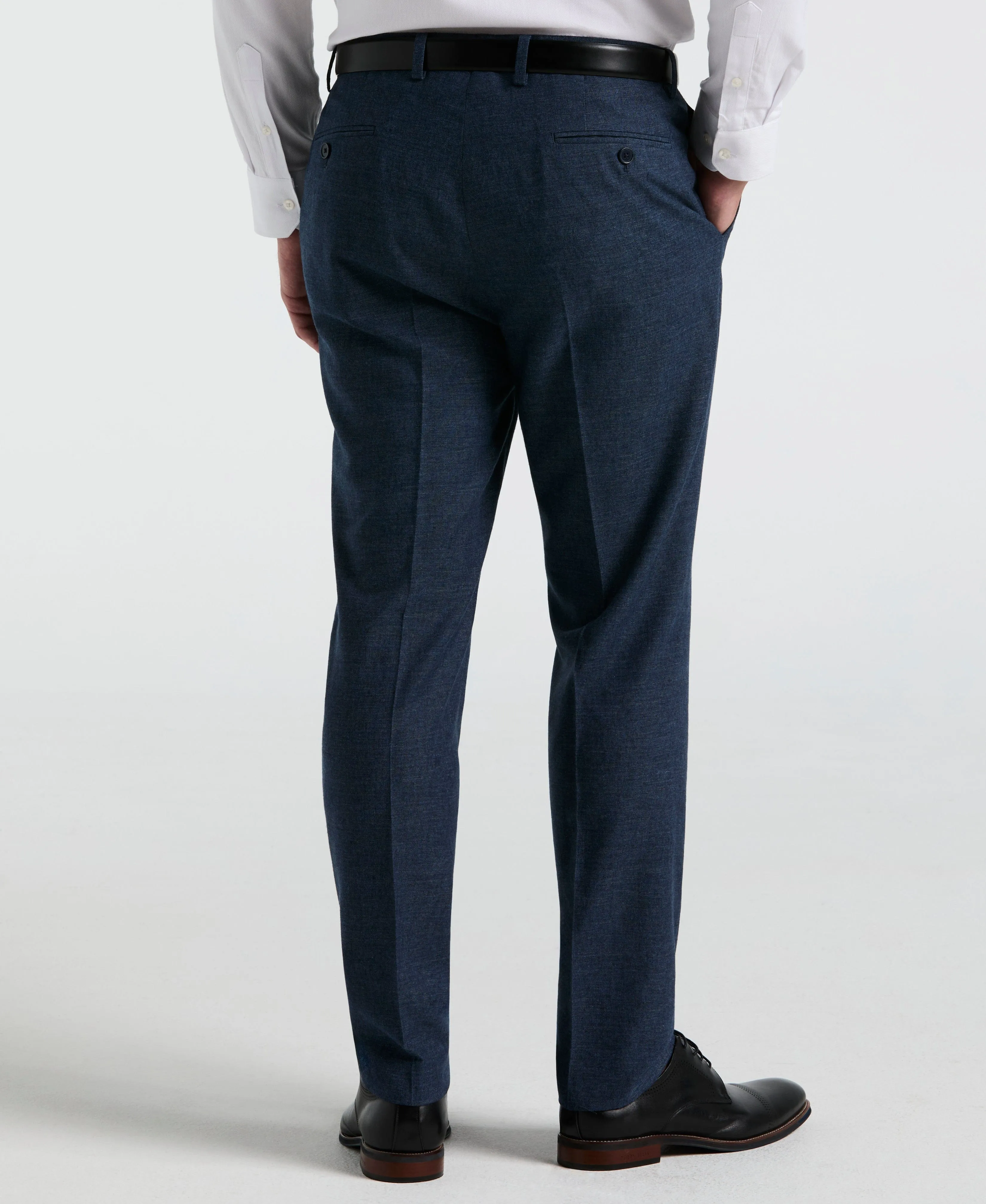 Slim Fit Solid Linen Blend Pant sold by Perry Ellis product image thumbnail 2