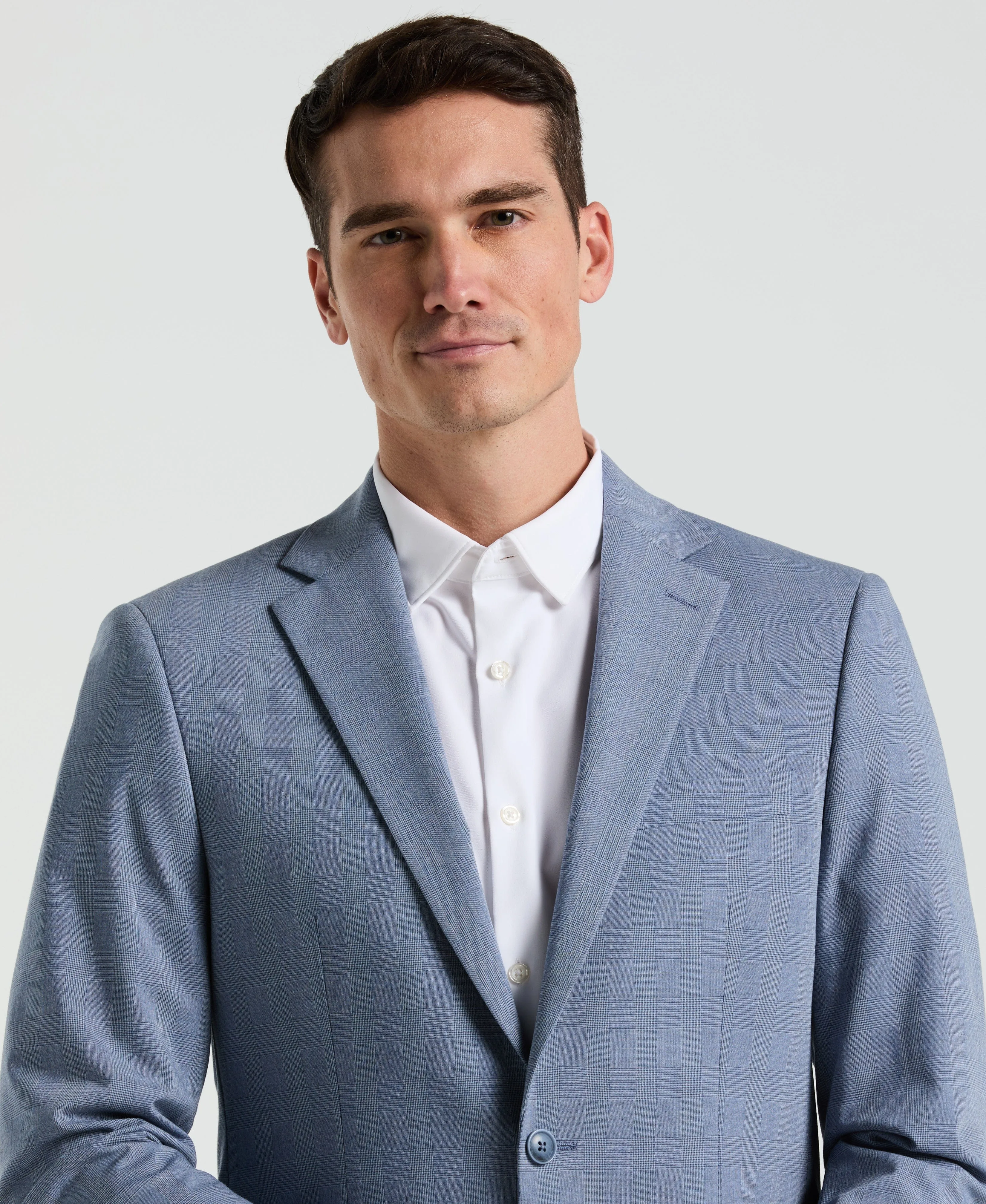Slim Fit Plaid Print Suit Jacket sold by Perry Ellis product image thumbnail 3