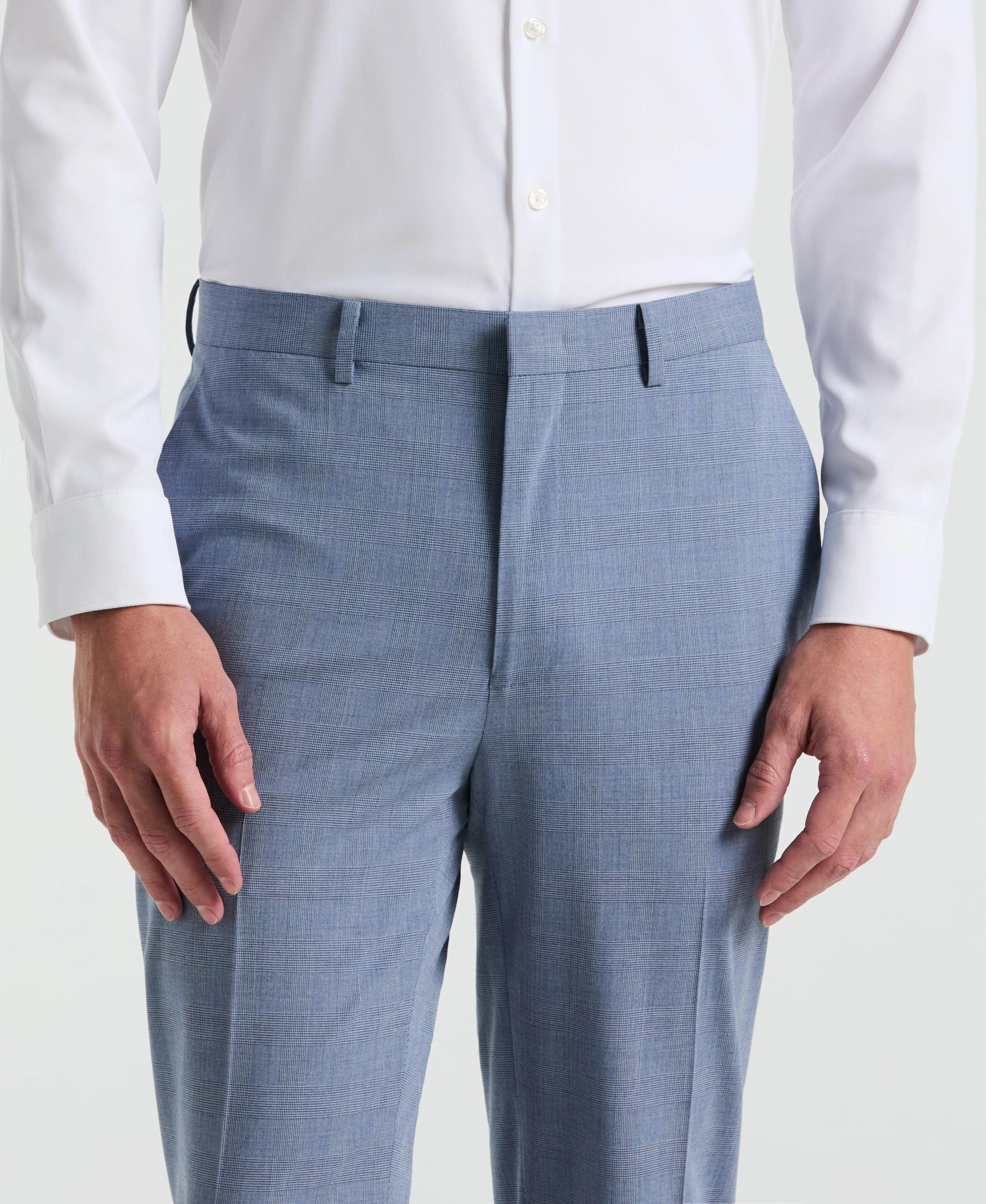 Slim Fit Plaid Print Suit Pant sold by Perry Ellis