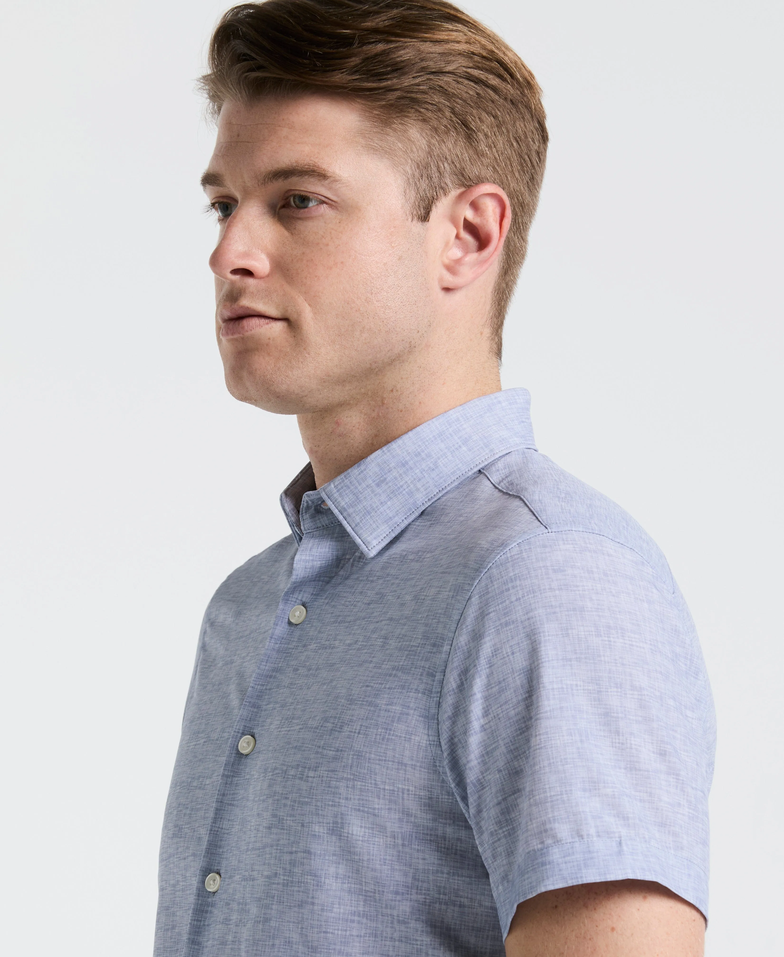 Slim Fit Soft Shirt sold by Perry Ellis product image thumbnail 3