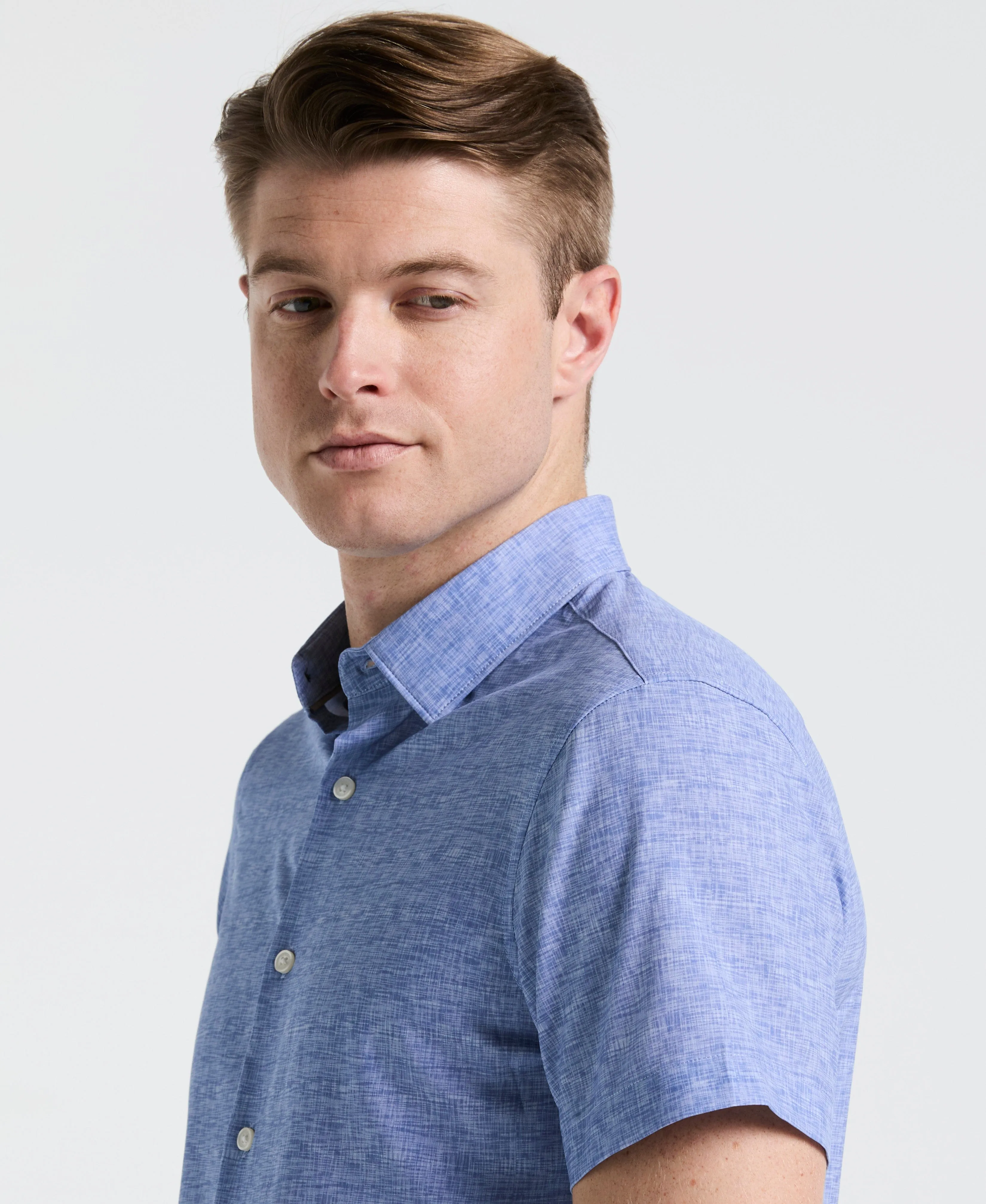 Slim Fit Soft Shirt sold by Perry Ellis product image thumbnail 3