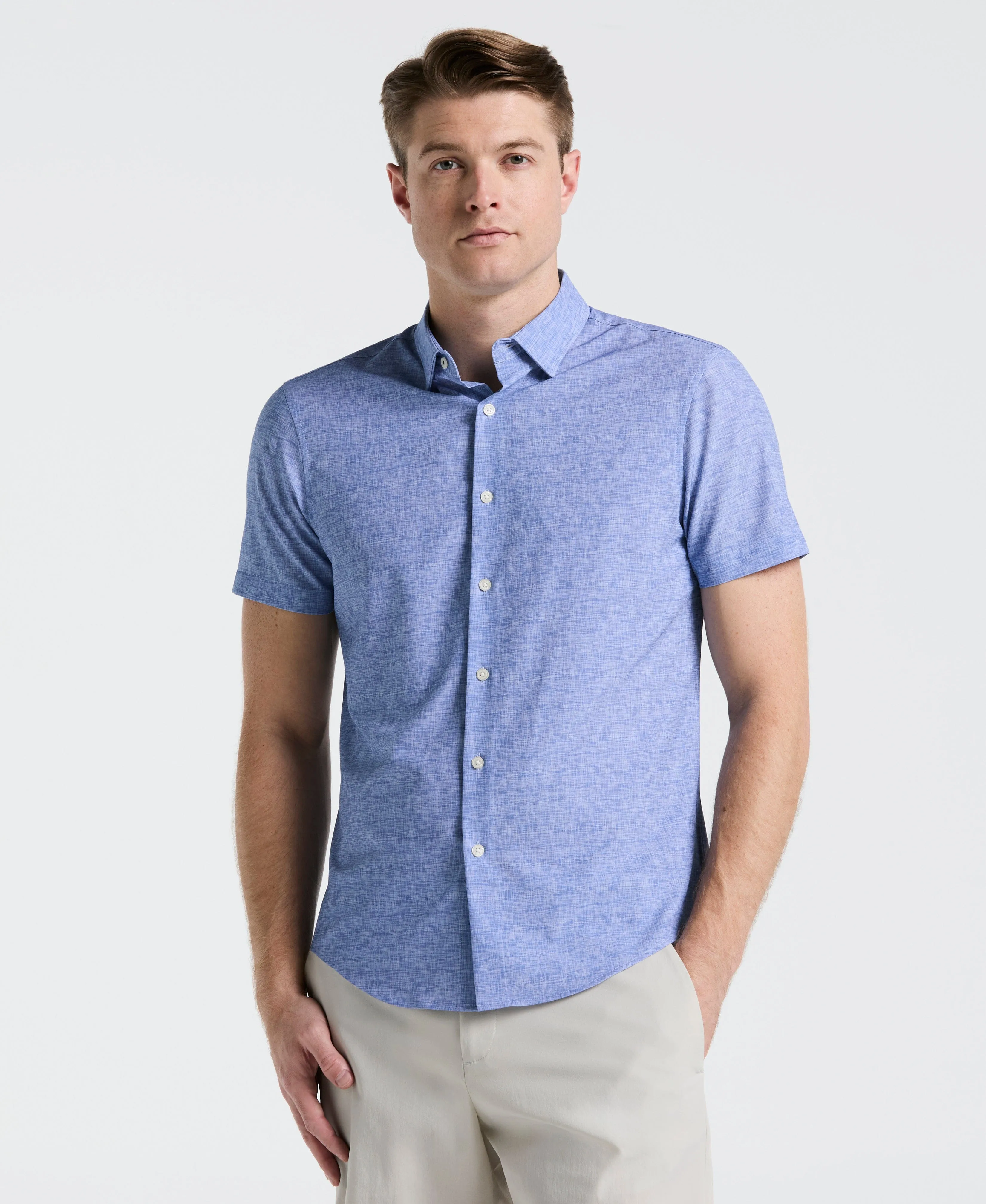 Slim Fit Soft Shirt sold by Perry Ellis