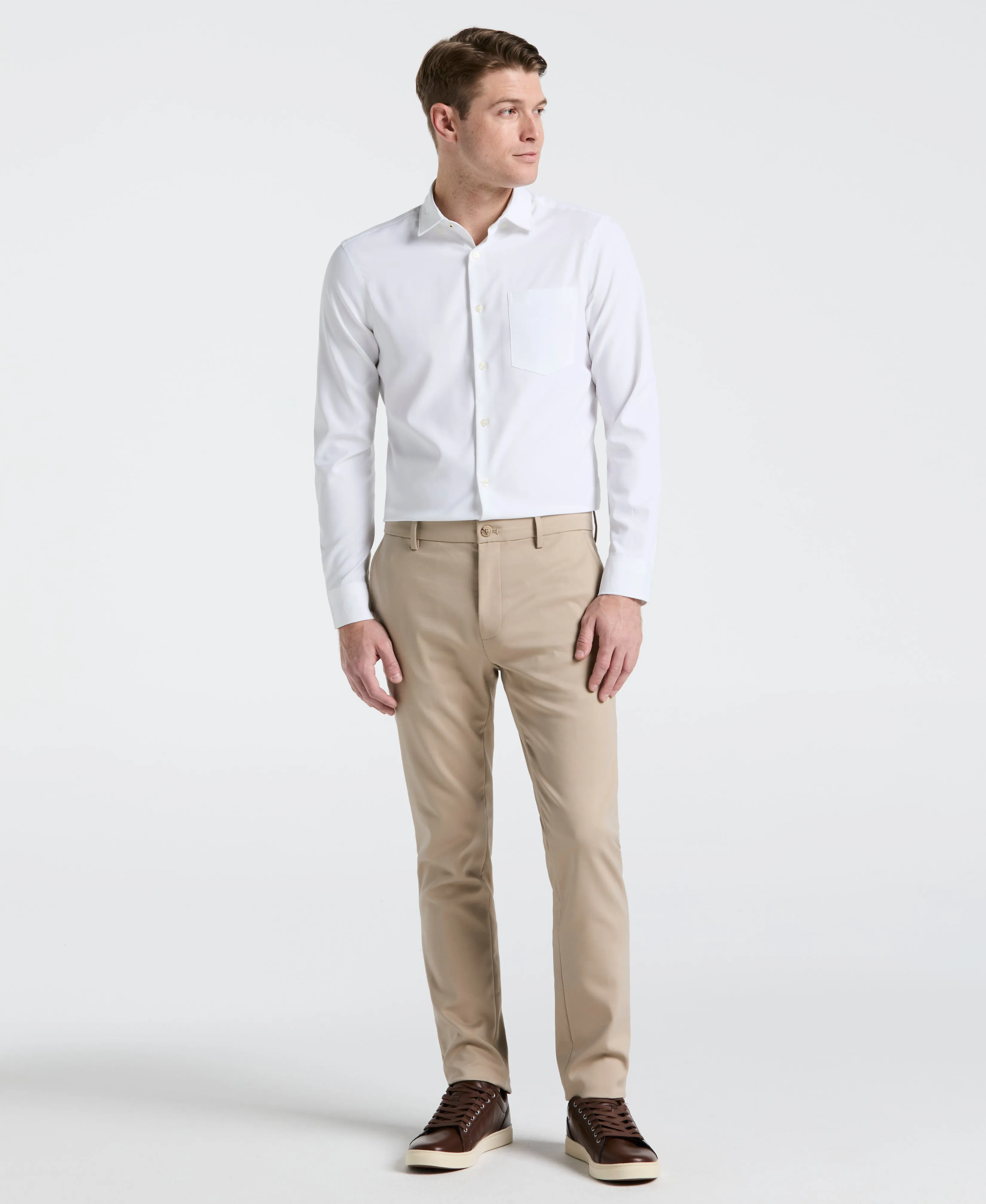 Slim Fit Double Cloth Chino Pant sold by Perry Ellis